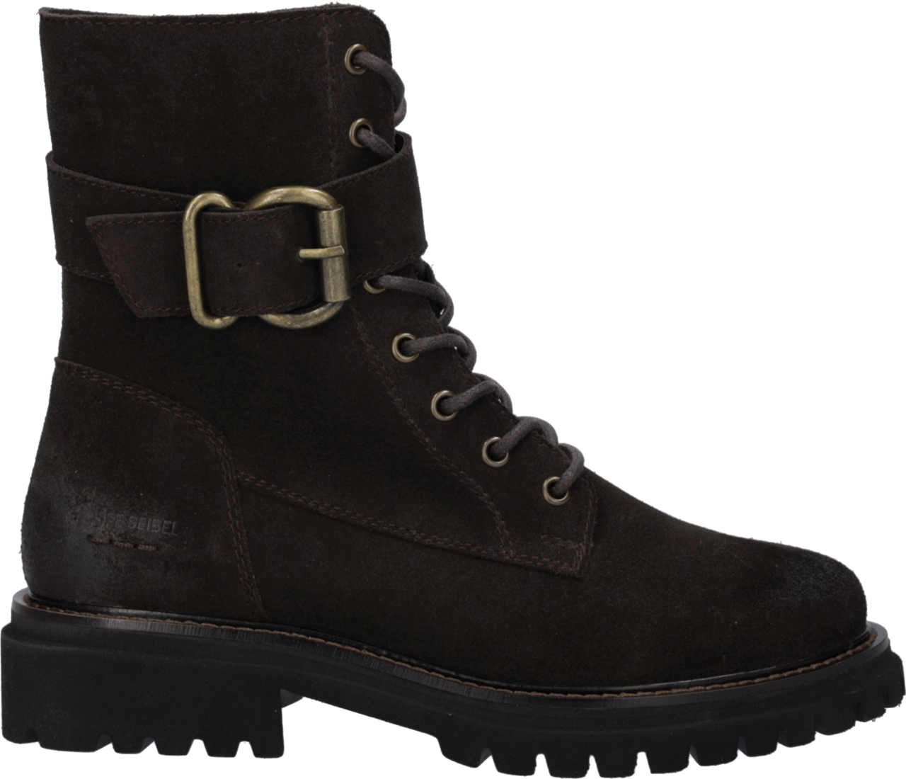 Josef Seibel Schnürboots »Rachel 04«  Blockabsatz, Schnürstiefelette mit Zierschnalle, Weite G (=weit)