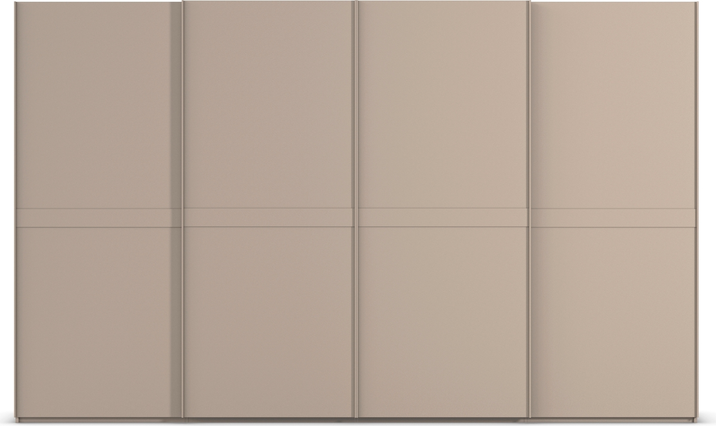rauch Schwebetürenschrank »Kleiderschrank Schrank Garderobe Schlafzimmerschrank SCALE-LINE«, edle Optik mit Bauchbinde in Korpusfarbe Dekorfront MADE IN GERMANY