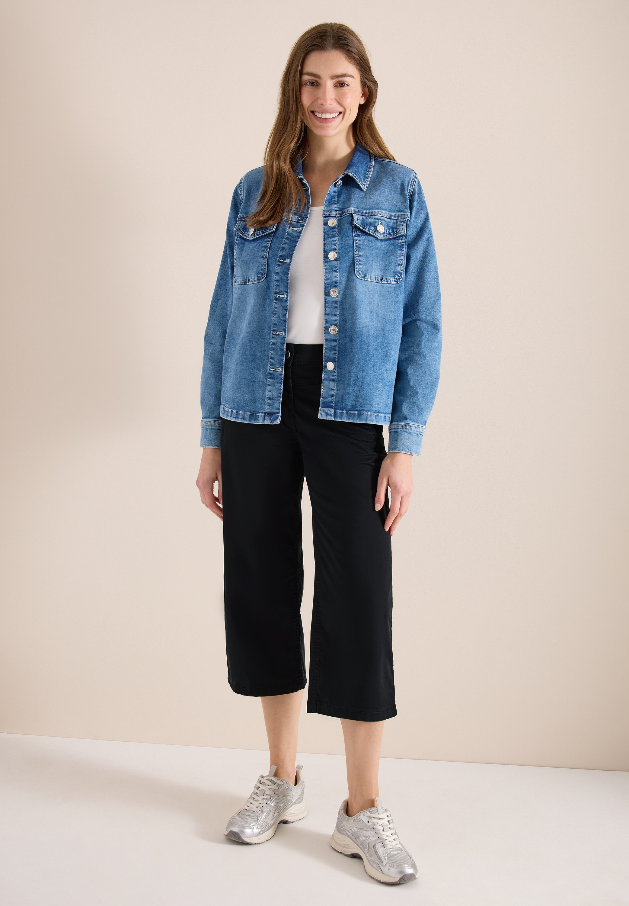 Cecil Stoffhose  aus Baumwolle mit Stretchanteil