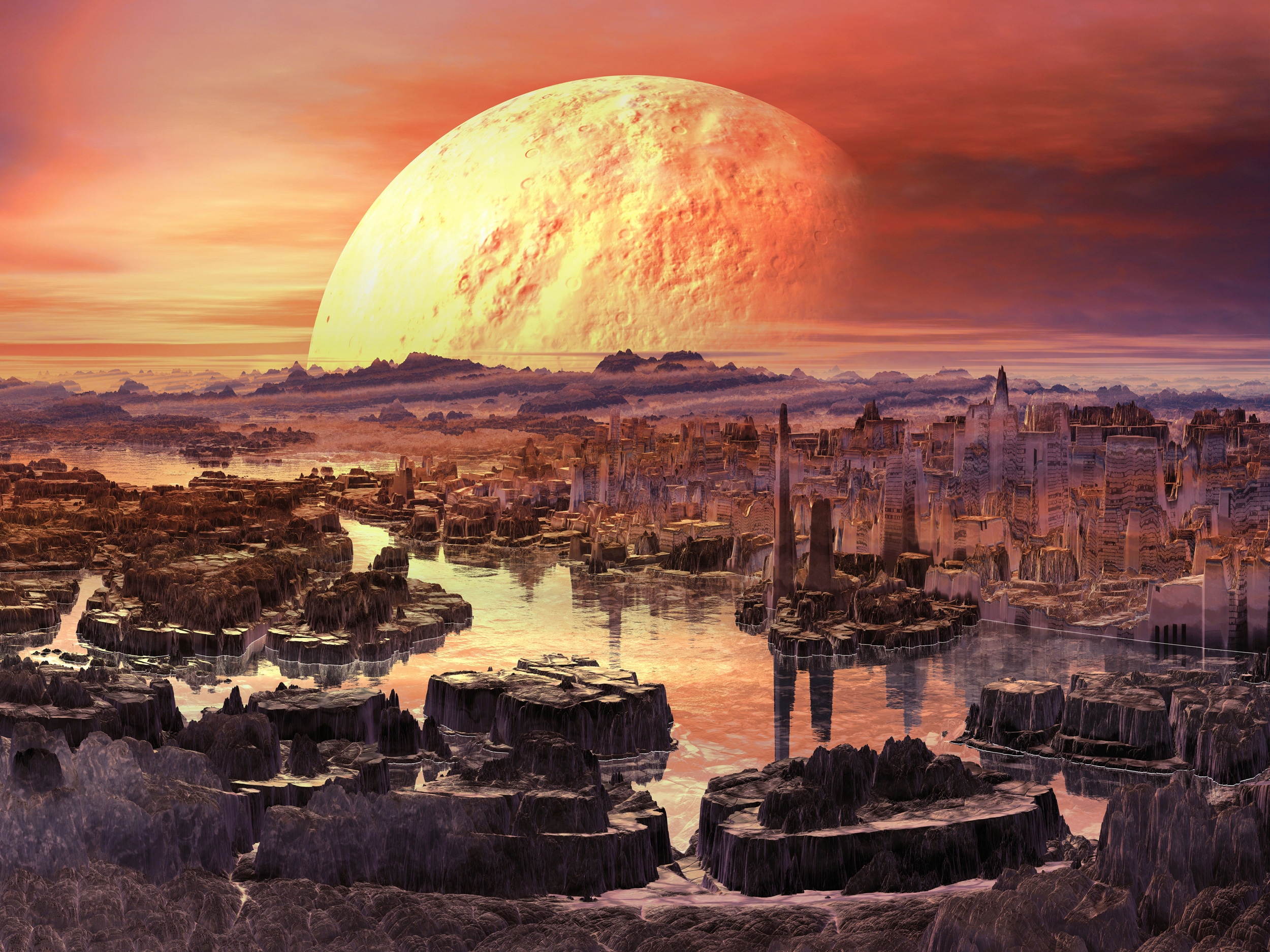 Papermoon "PLANETEN-FUTURISTISCH WELTRAUM MOND GALAXIE UNIVERSUM"