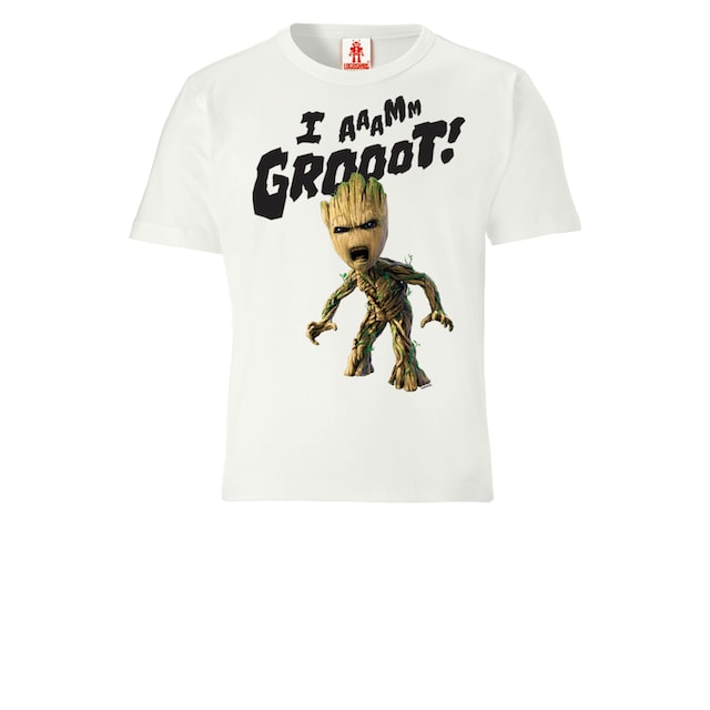 LOGOSHIRT T-Shirt »Guardians of the Galaxy - Groot«, mit Groot-Frontprint  online kaufen | BAUR