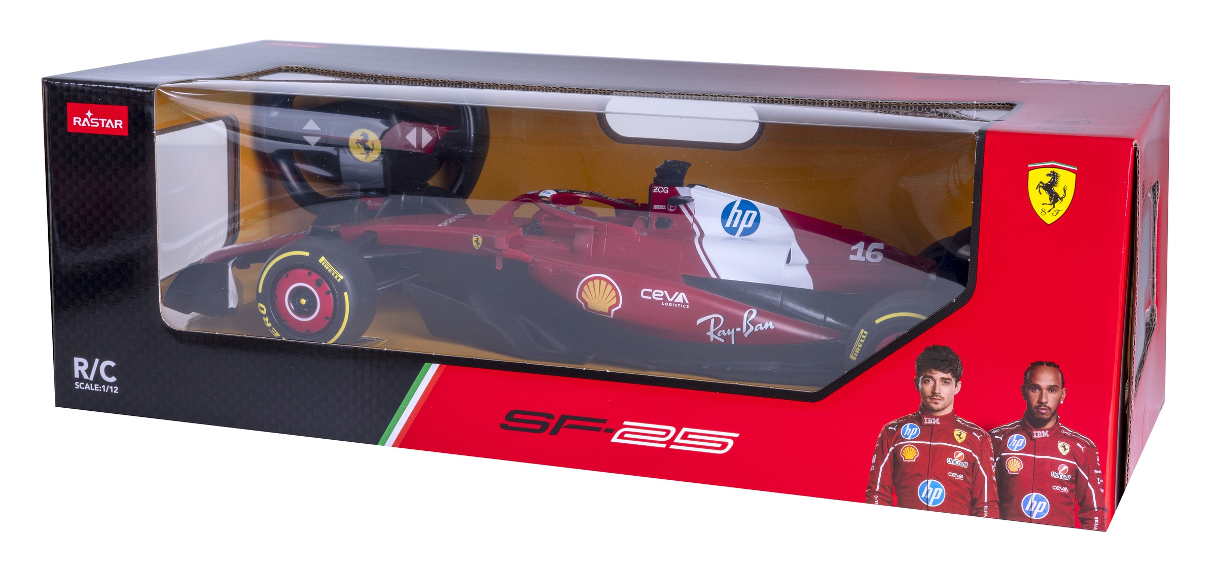 Jamara RC-Auto »Ferrari SF-25 1:12 rot 2,4GHz«