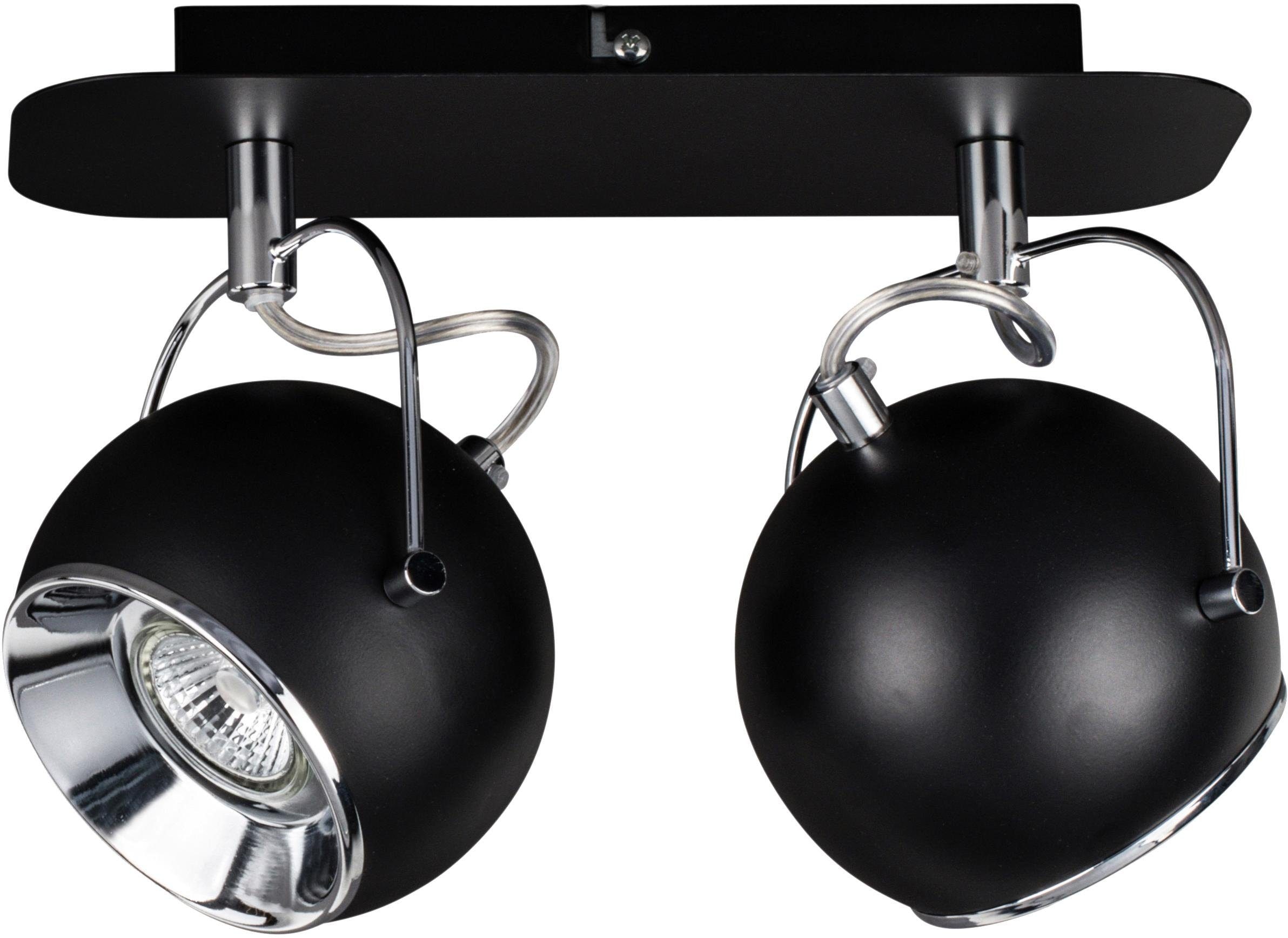 Retro-Optik, Wandleuchte LED-Leuchtmittel 1 BAUR »BALL«, SPOT schwenkbar verstellbar, flexibel Light | inkl., flammig-flammig,