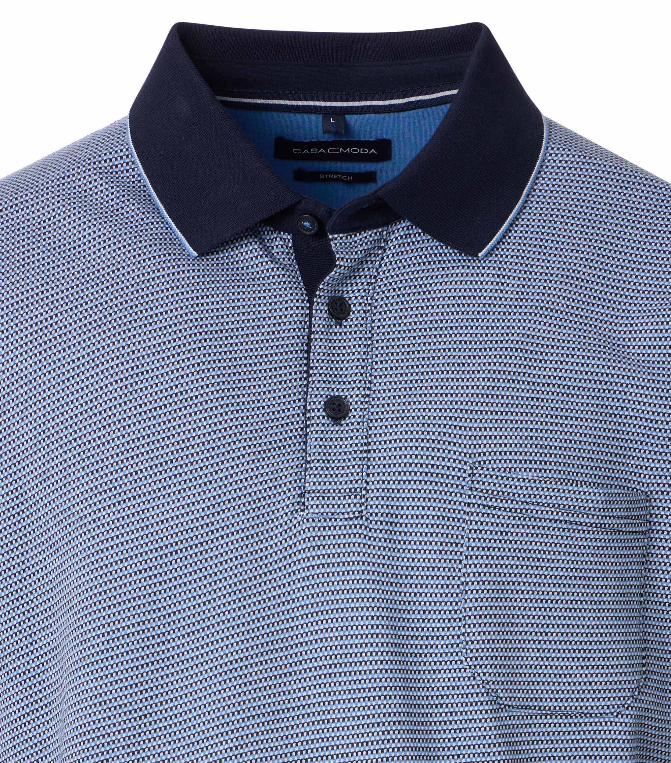 Thumbnail - CASAMODA Poloshirt "CASAMODA Polo-Shirt gemustert"