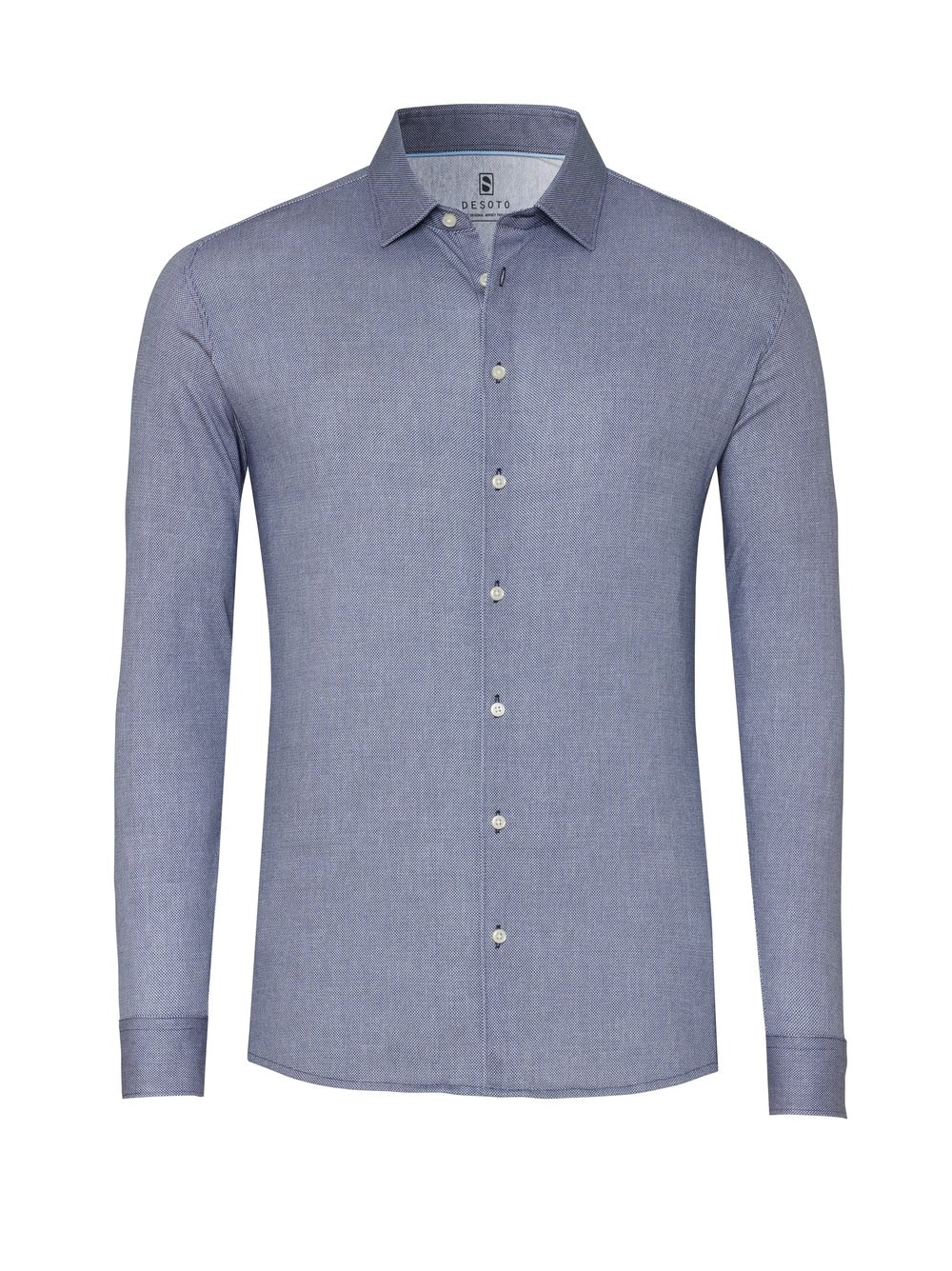 DESOTO Langarmhemd "Jerseyhemd Casual Kent" günstig online kaufen