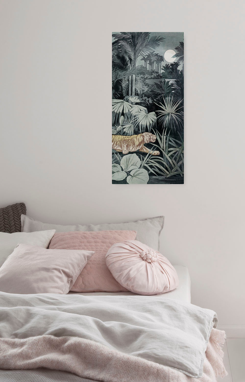 Komar Leinwandbild "Creeping Tiger - Größe 40 x 90 cm", Natur, (1 St.), Kei günstig online kaufen