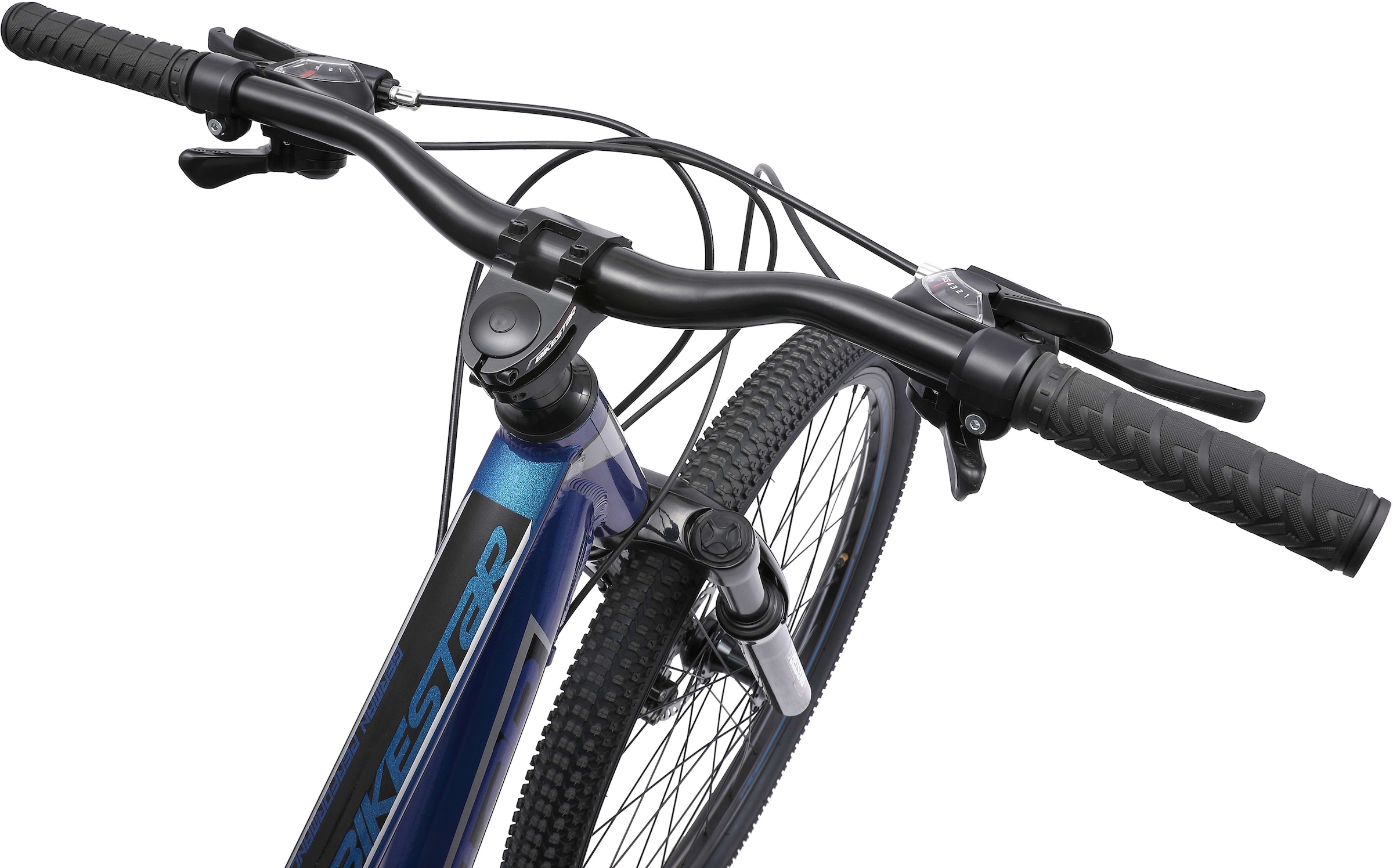 Bikestar Mountainbike, 21 Gang, Shimano, RD-TY300 Schaltwerk, Kettenschaltung, für Damen und Herren, Kettenschaltung