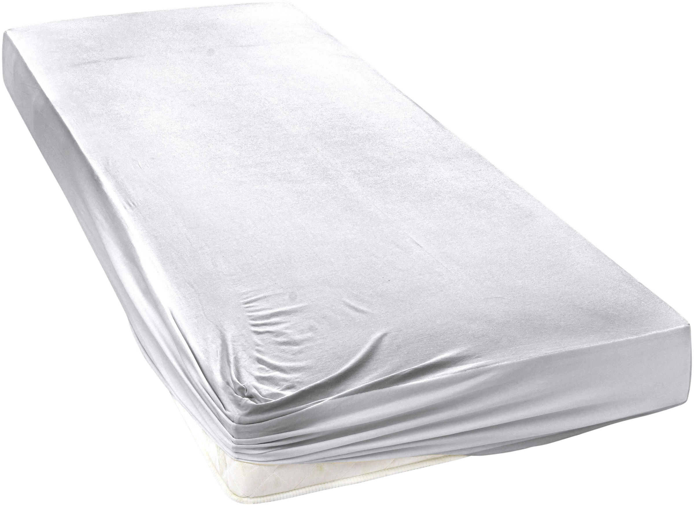 Janine Spannbettlaken "Spannbetttuch Jersey 5007 23 70x140" Ringsumgummi günstig online kaufen