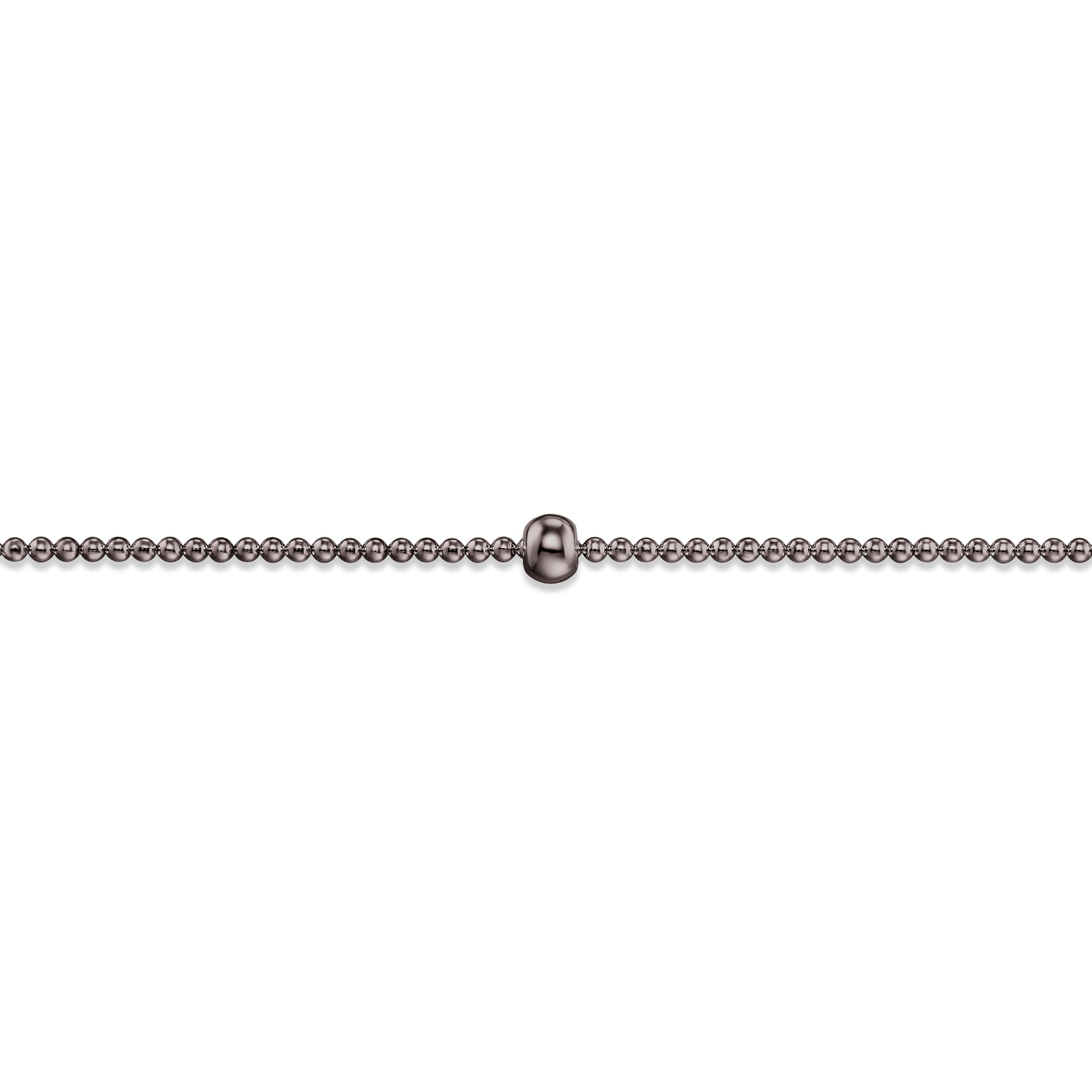 ONE ELEMENT Silberarmband »Armband aus 925 Silber Ø 58,0 mm mit Gummiband«, Damen Silber Schmuck Kugelkette