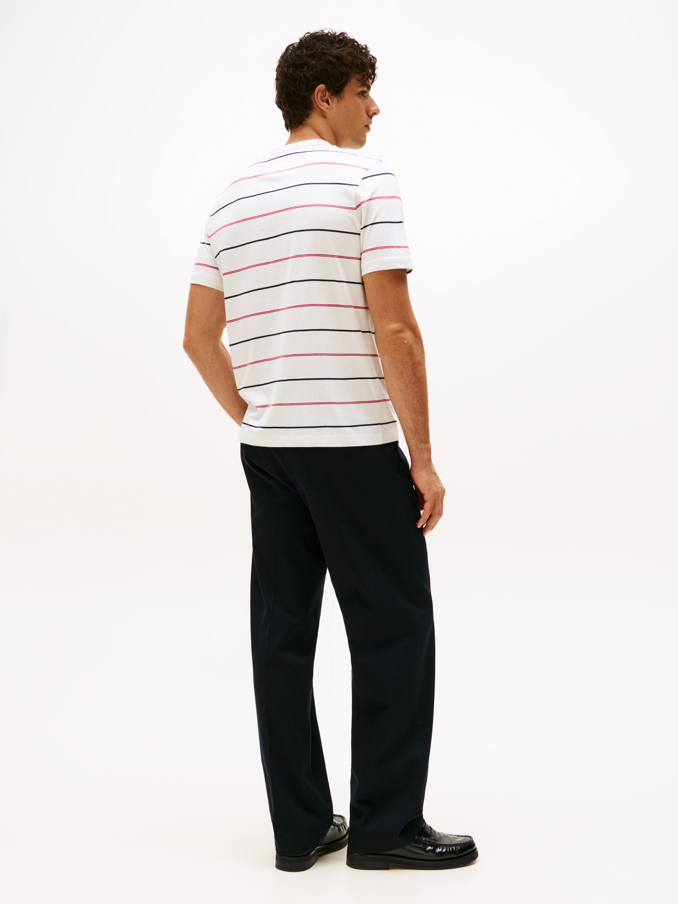 Tommy Hilfiger T-Shirt »SEASONAL STRIPE«, Regular fit, gestreift, Rundhals