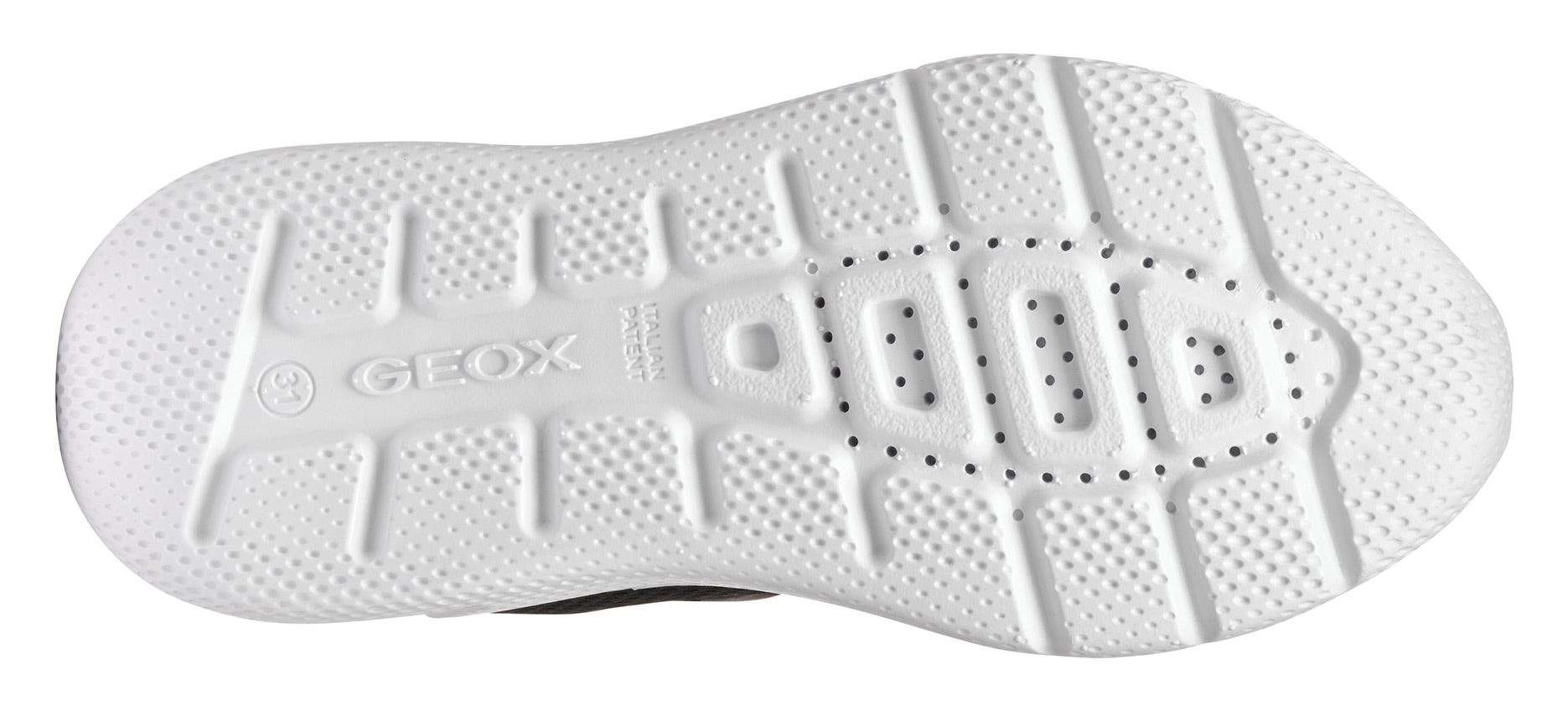 Geox Sneaker »J SPRINTYE BOY«, Klettschuh, Freizeitschuh, Jungenschuh mit elastischen Schnürsenkeln