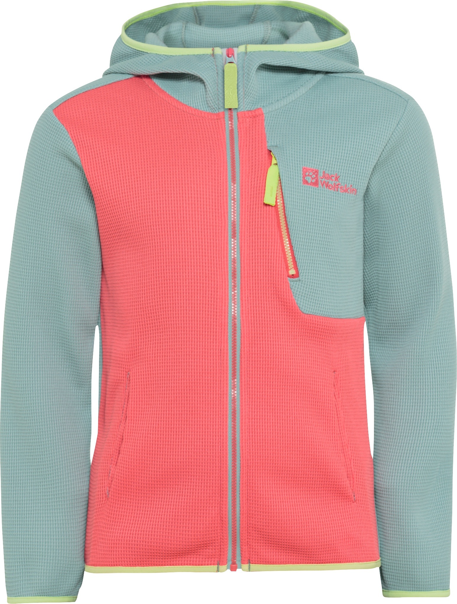 Jack Wolfskin Softshelljacke »ACTAMIC GRID MIDLAYER K«, mit Kapuze