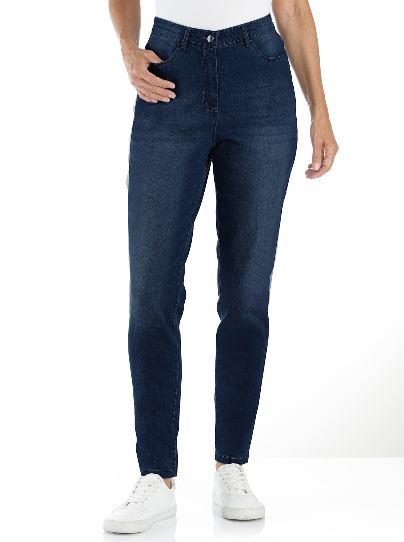 Classic Basics High-waist-Jeans 1 Stk. günstig online kaufen