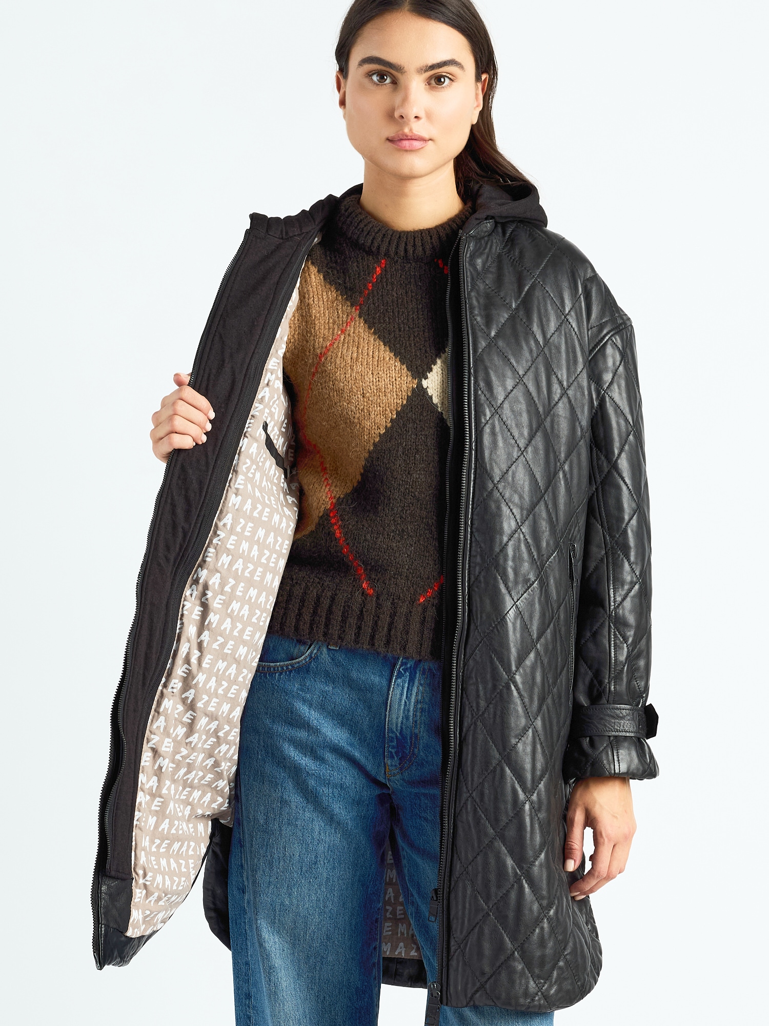 Maze Lederjacke »42021207«
