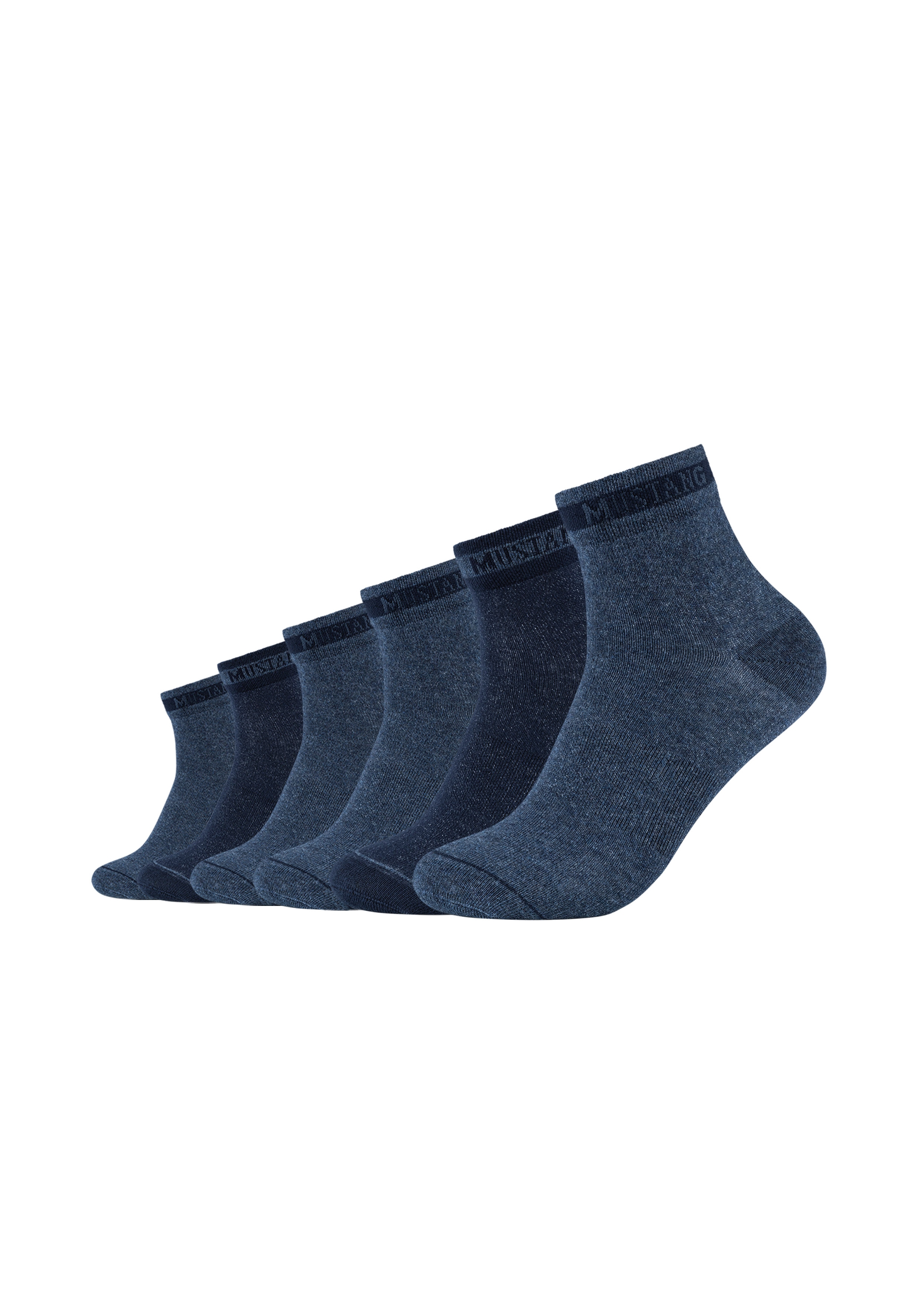 MUSTANG Socken "casual" 6 Paar tlg. mit hohem Baumwollanteil