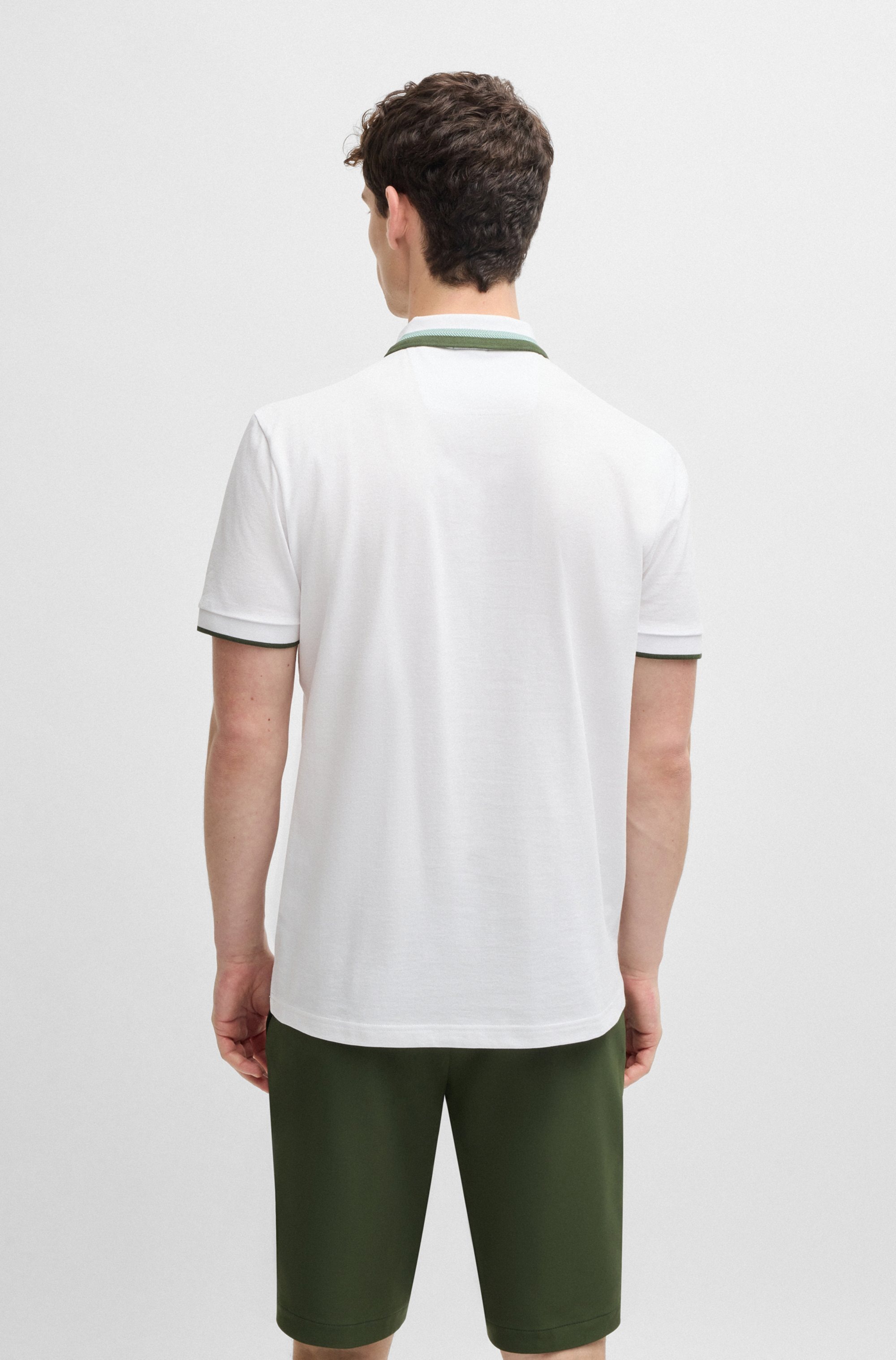 BOSS GREEN Poloshirt "Paddy AP Herit", mit kontrastfarbenen Details günstig online kaufen
