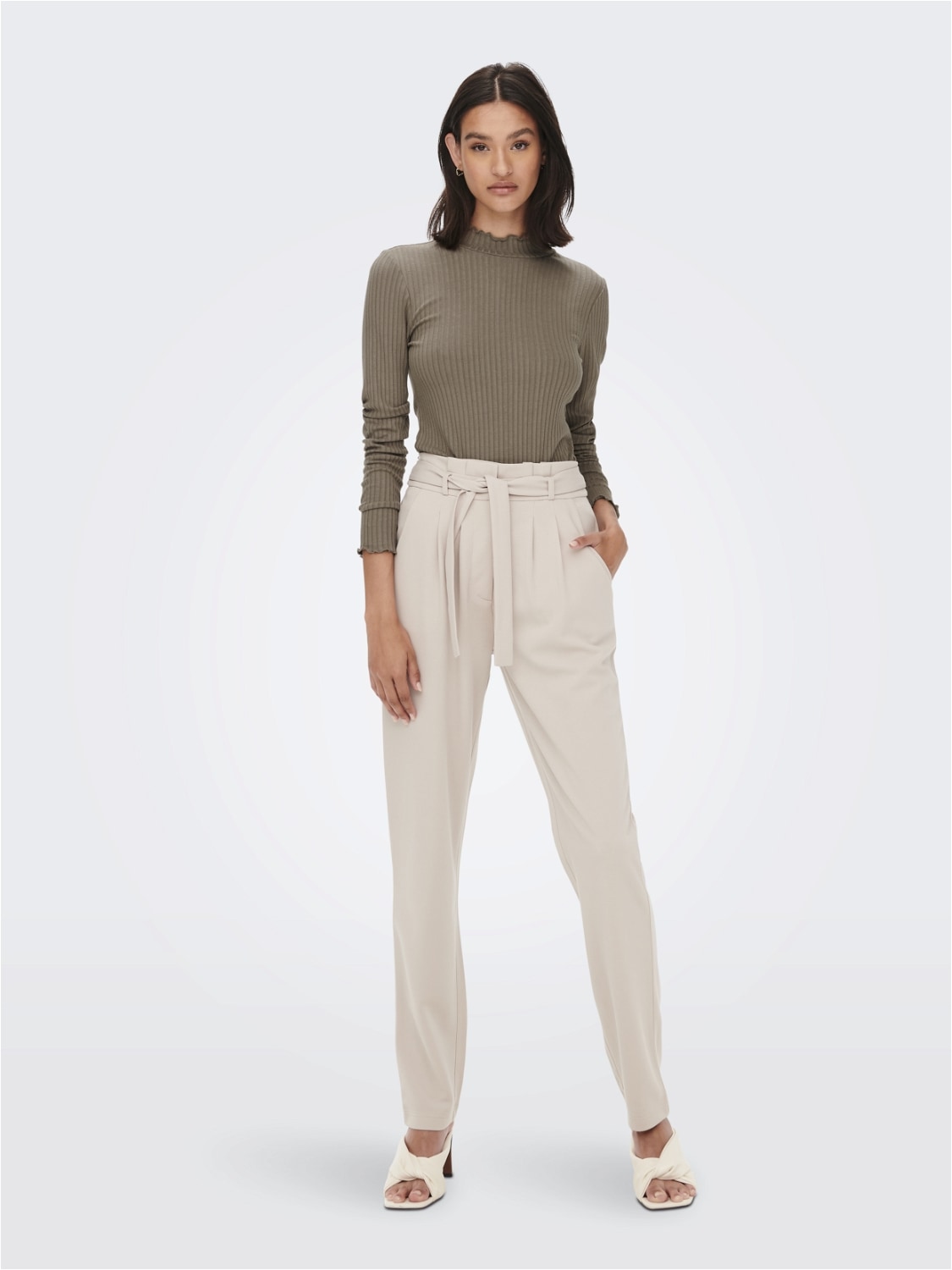 JDY Langarmshirt »JDYFRANSISKA L/S HIGHNECK TOP JRS NOOS«
