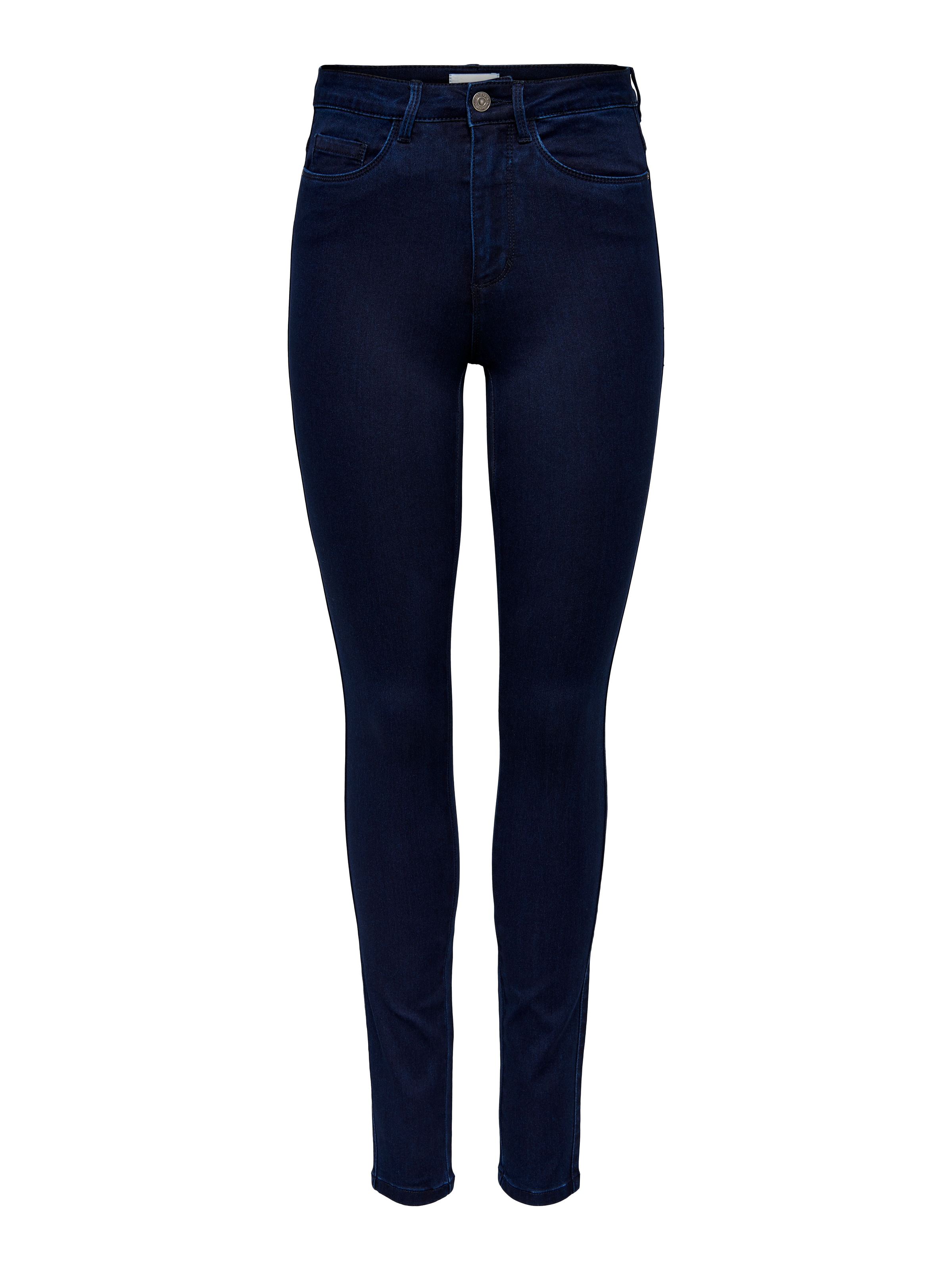 Skinny-fit-Jeans ONLY "ONLROYAL HIGH SKINNY JEANS 101", Damen, Gr. M (38), Länge 32, blau (dunkelblau denim), Denim/Jeans, Obermaterial: 69% Baumwolle, 29% Polyester, 2% Elasthan, unifarben, skinny fit, Jeans 3