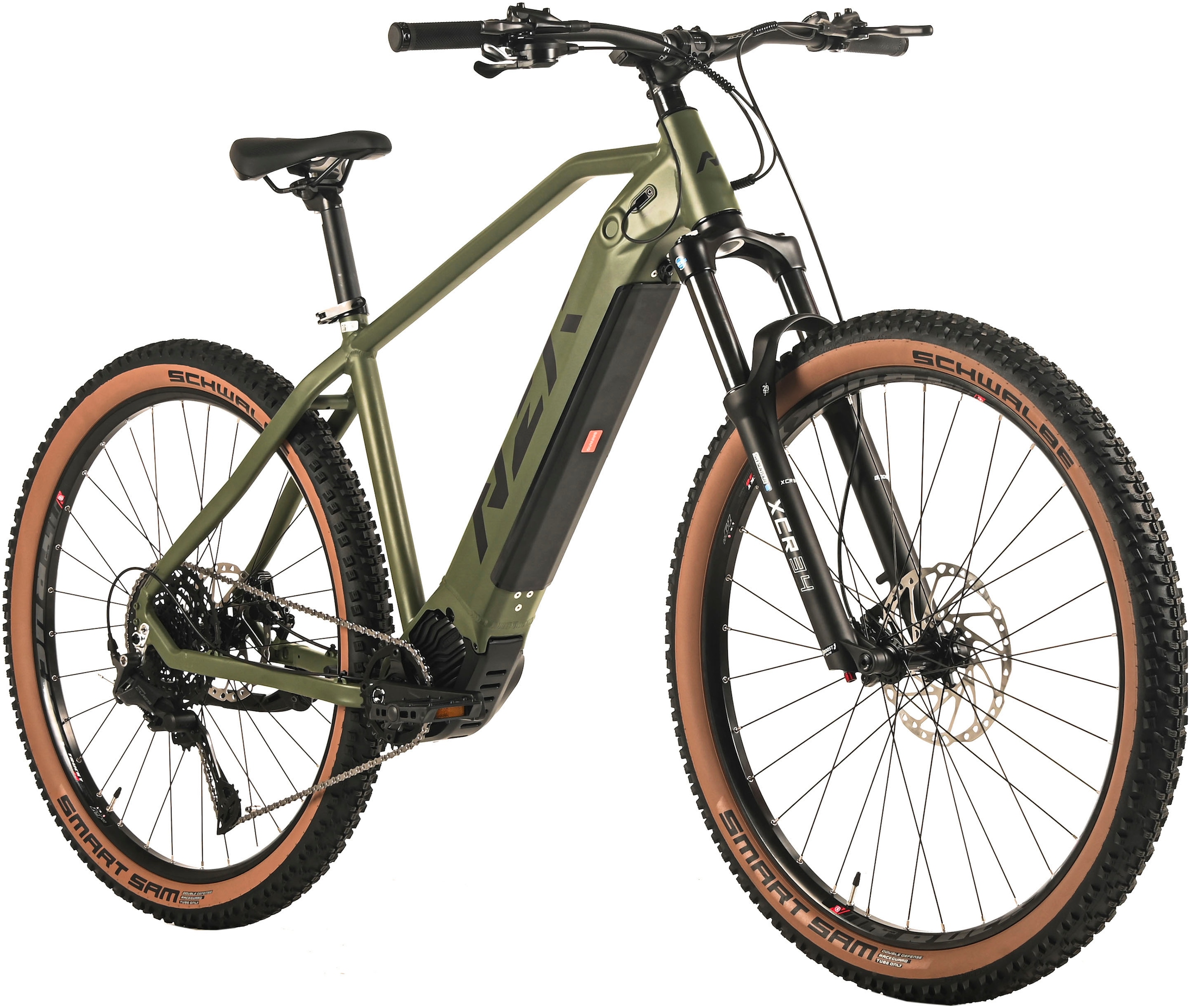 Adore E-Bike »E-MTB 29" Alu Pedelec Trail Hunter Mittelmotor 110NM / 18,2Ah«, 10 Gang, Shimano, Cues, Mittelmotor 250 W