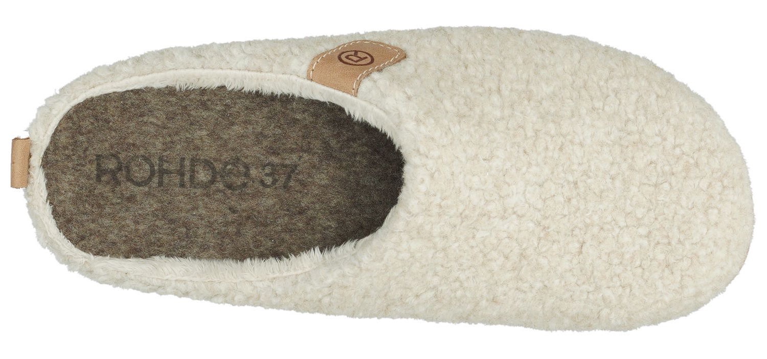 Rohde Pantoffel, in kuscheliger Optik in Weite G = weit