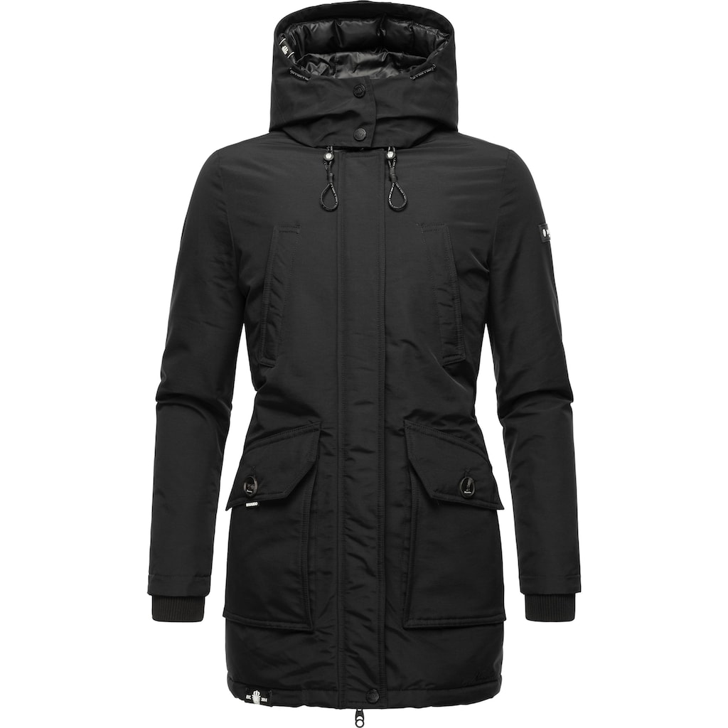 Navahoo Winterjacke »Blizzardstorm«, mit Kapuze