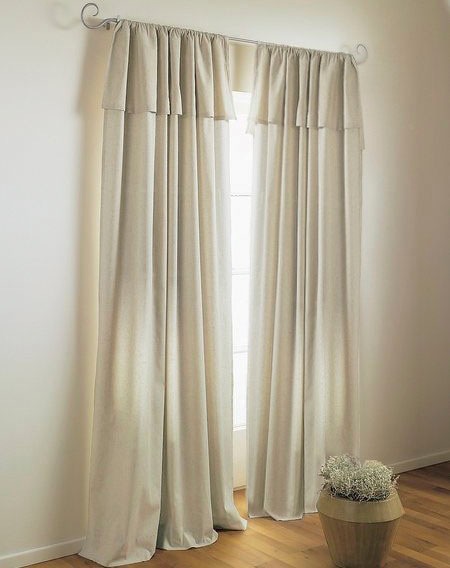 Kutti Vorhang "Lene" Stangendurchzug 1 Stk. tlg. Gardine, Baumwolle, mit Vo günstig online kaufen