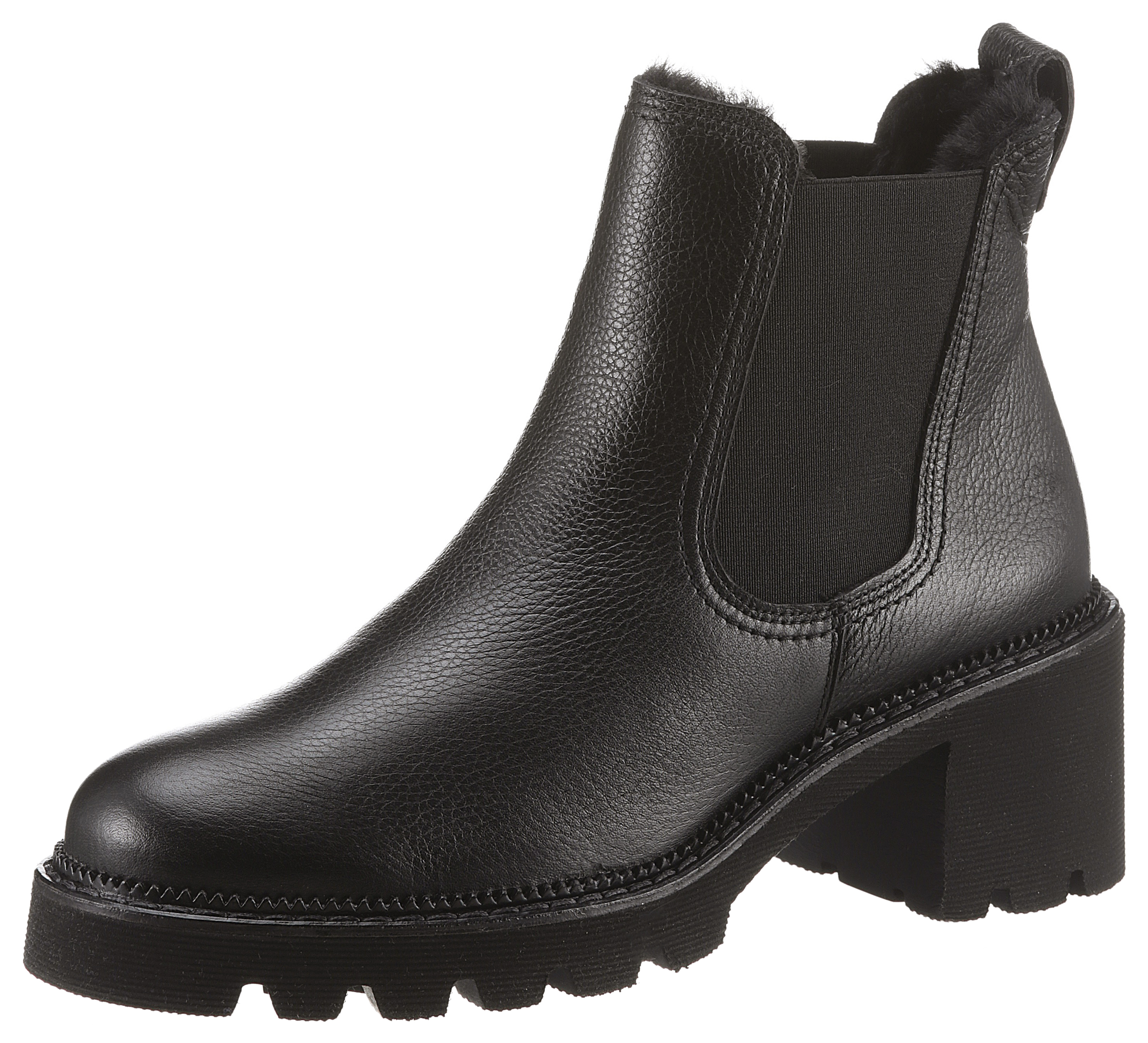 Chelseaboots, mit profilierter Laufsohle