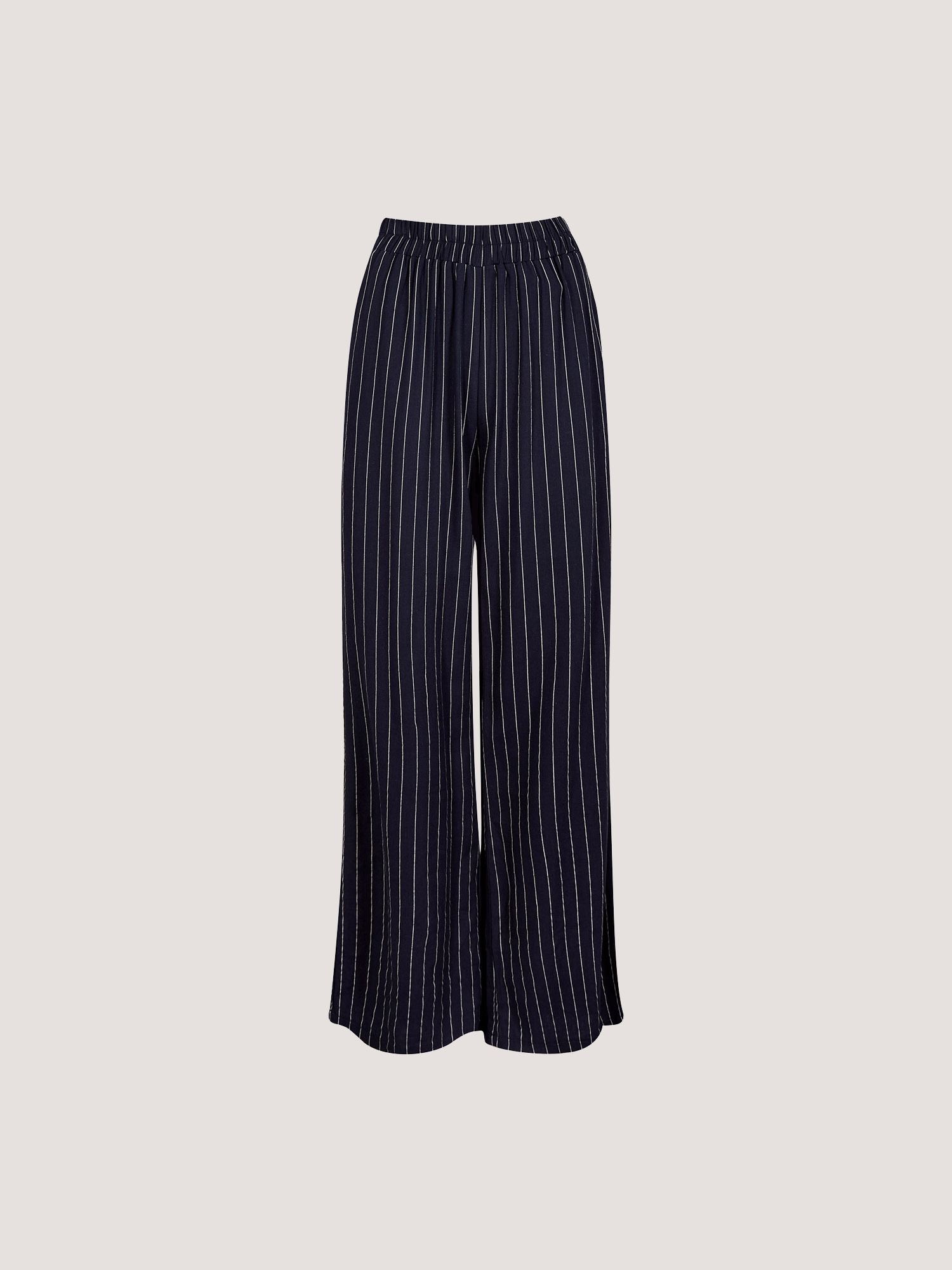 Apricot Leinenhose »Breite Hose aus Leinenmischung«  mit Nadelstreifen
