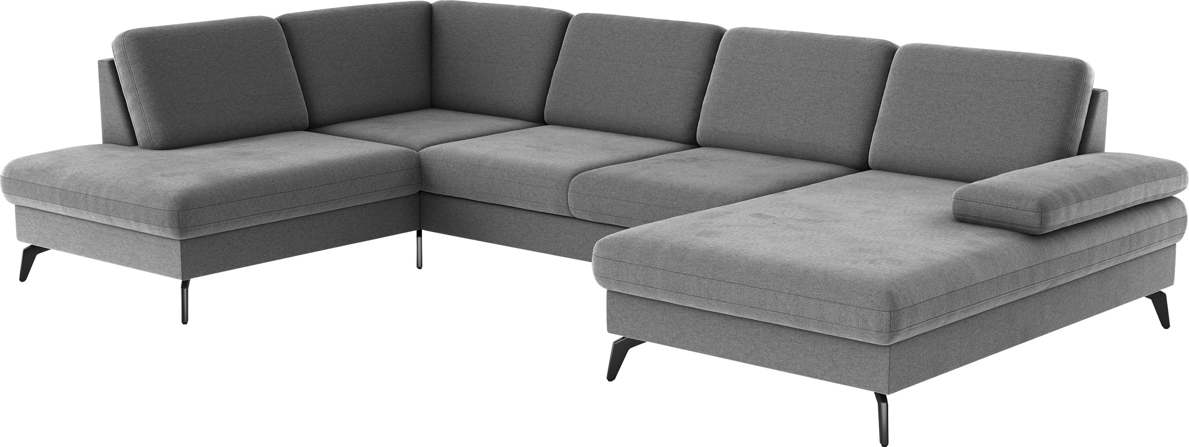 Thumbnail - sit&more Wohnlandschaft "Morris U-Form, inkl. Sitztiefenverstellung", wahlweise mit Armteilverstellung, Bettfunktion & B...