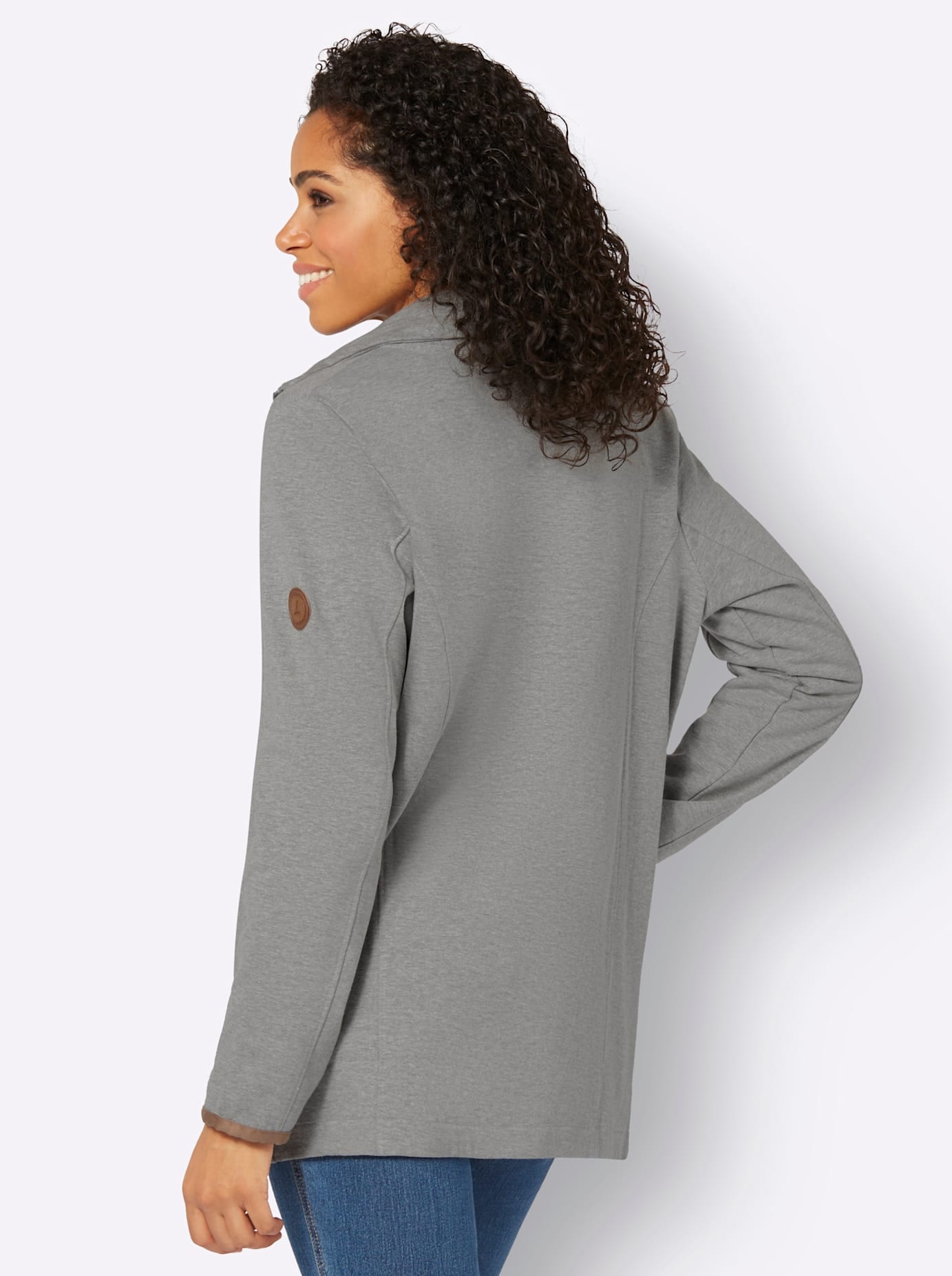 Casual Looks Shirtjacke »Sweatjacke«, (1 tlg.)