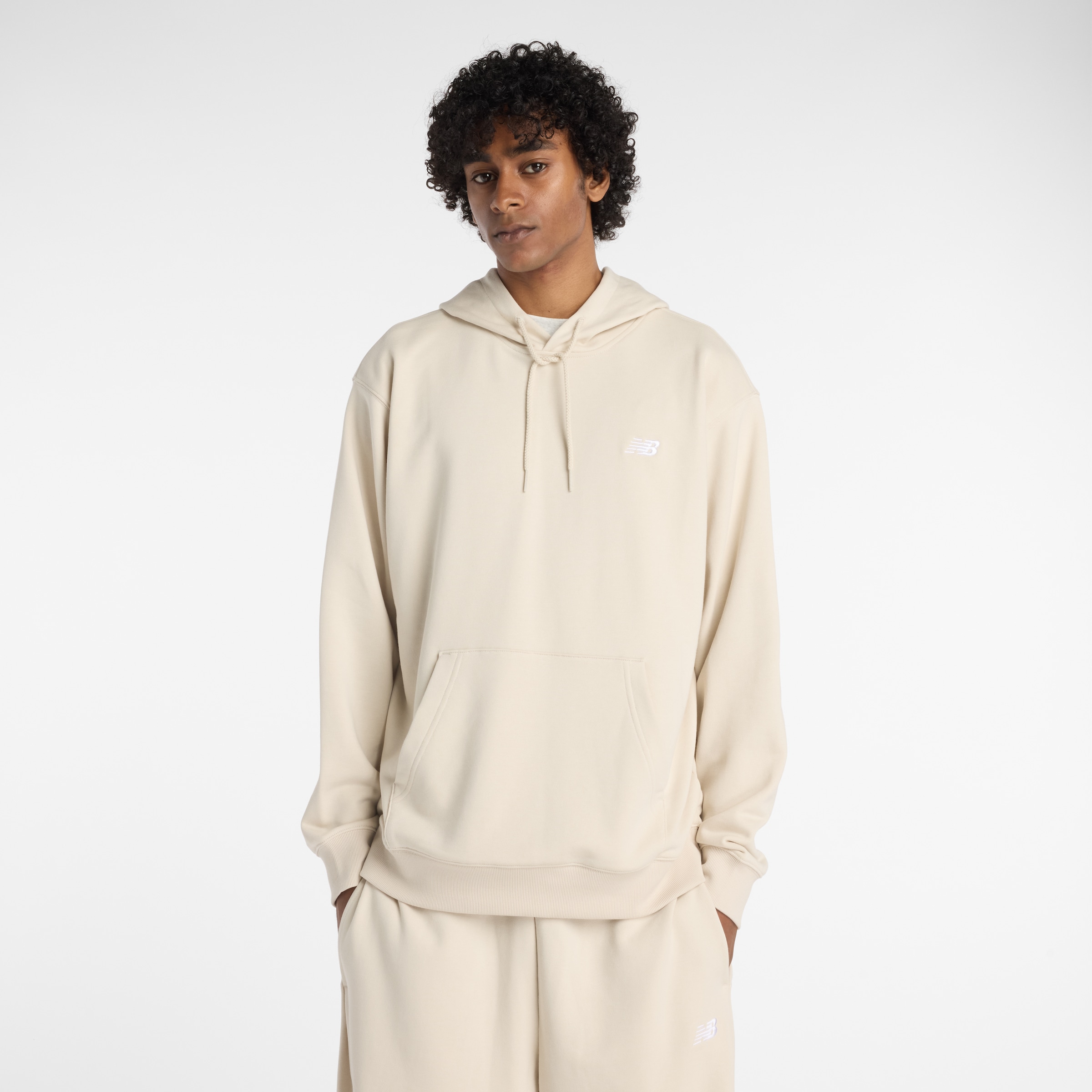 New Balance Kapuzensweatshirt "SPORT ESSENTIALS FRENCH TERRY HOODIE", mit Kapuze, Langarm, aus Baumwolle und Polyester, entspannte Passform