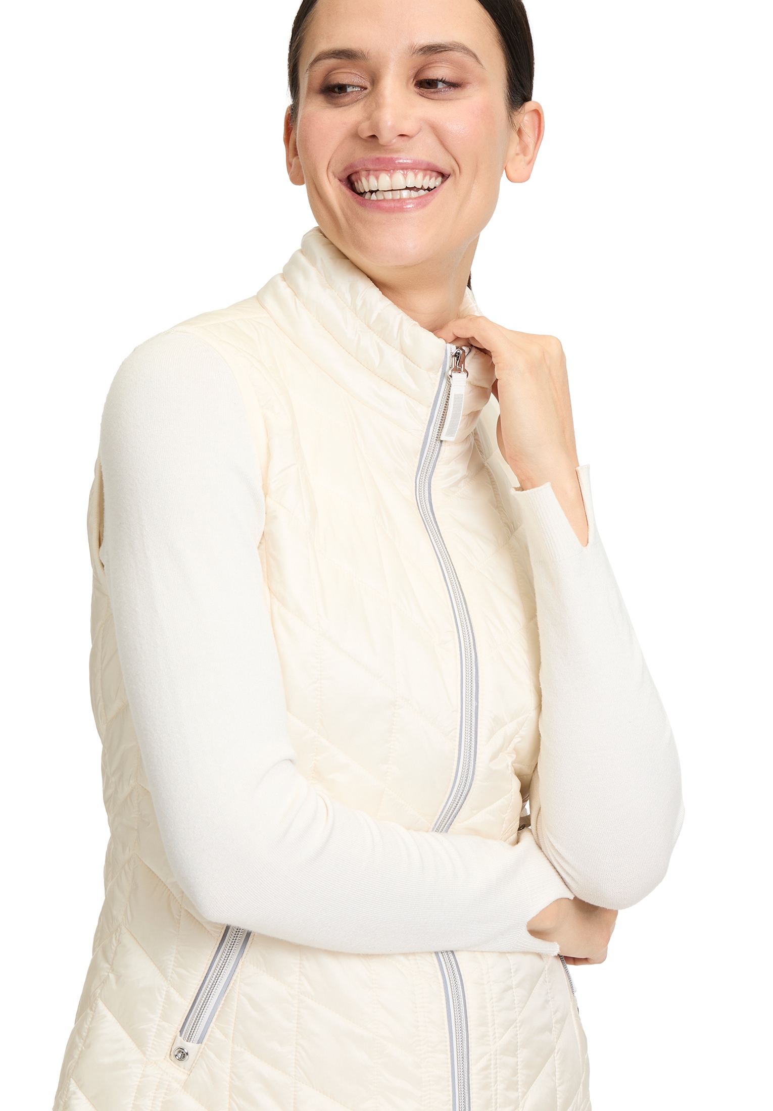 Betty Barclay Strickweste »Betty Barclay Damen Steppweste mit Stehkragen«, Sandwich versteppt