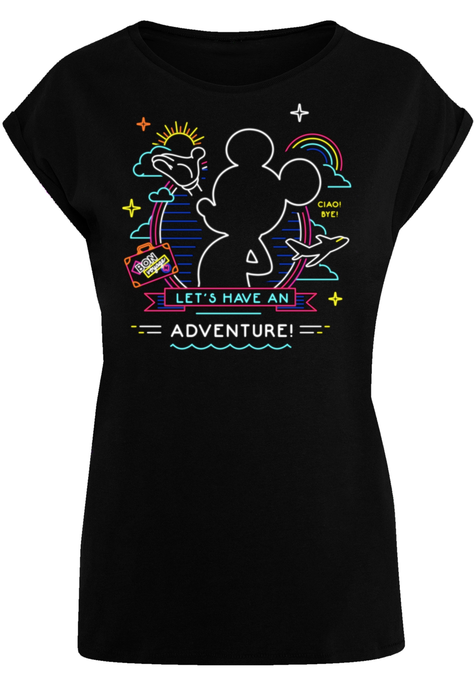 F4NT4STIC T-Shirt »Disney Micky Maus Neon Adventure«, Premium