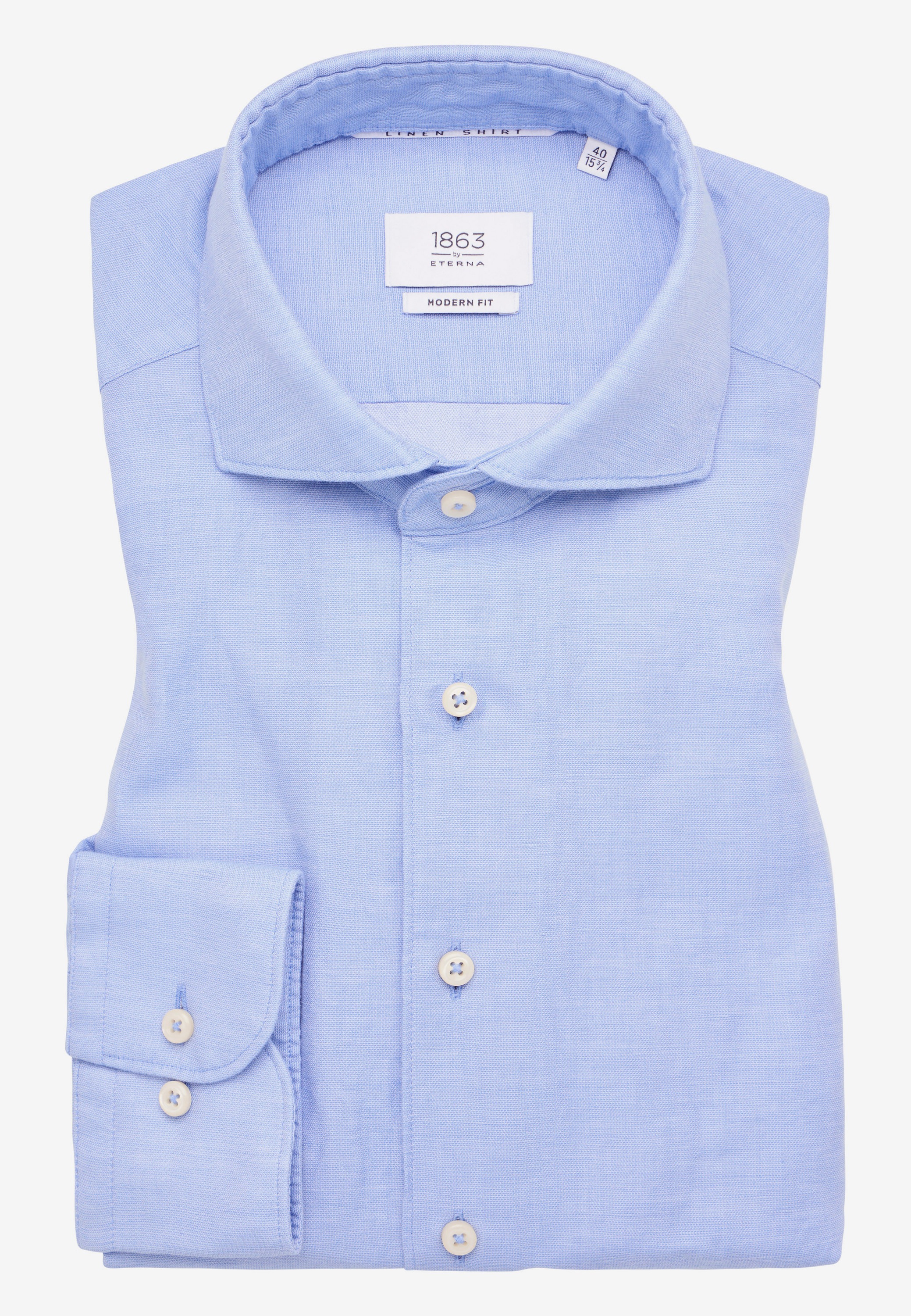 Eterna Langarmhemd »MODERN FIT«, EASY IRON (bügelleicht)
