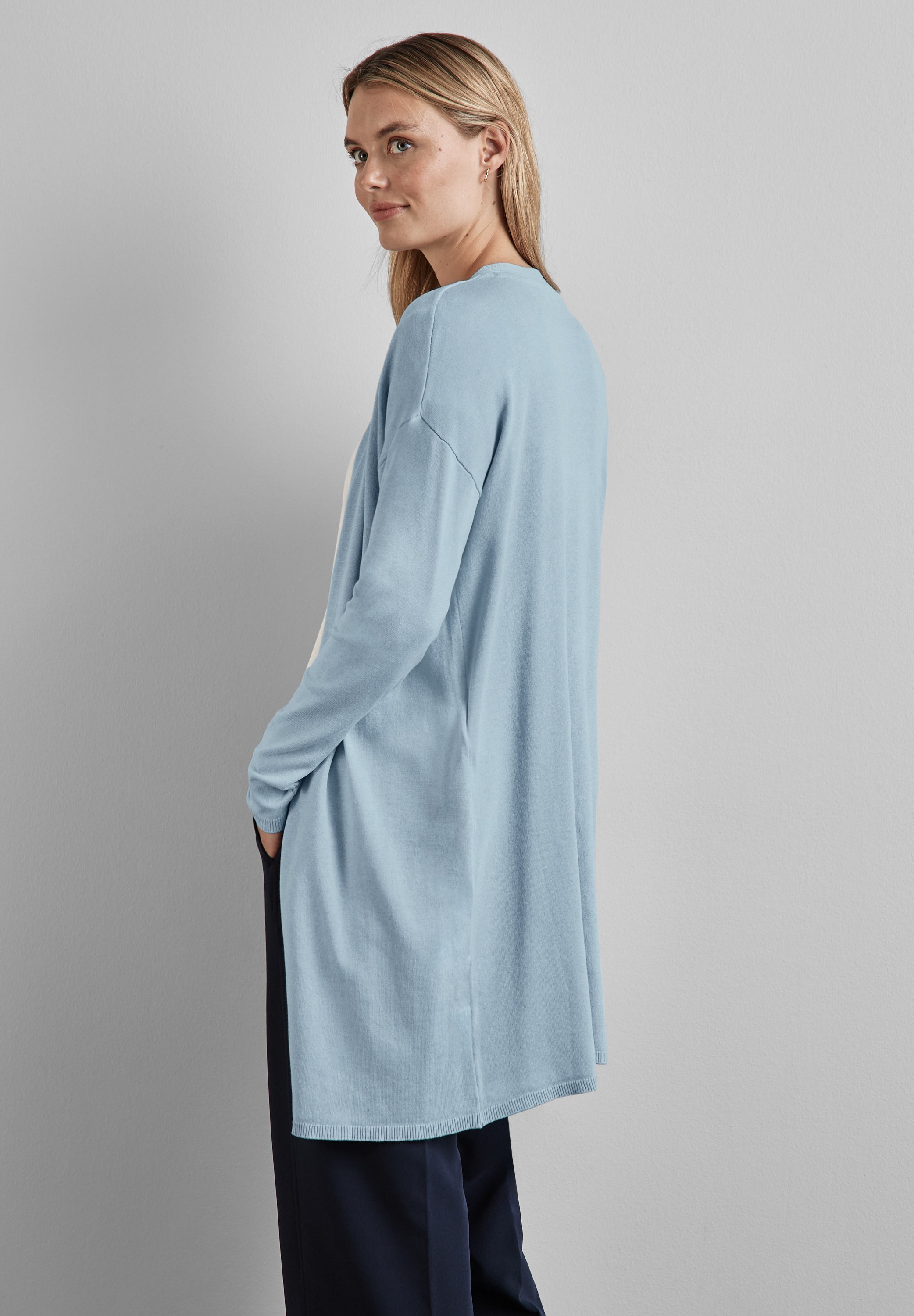 STREET ONE Strickjacke, verschlusslos
