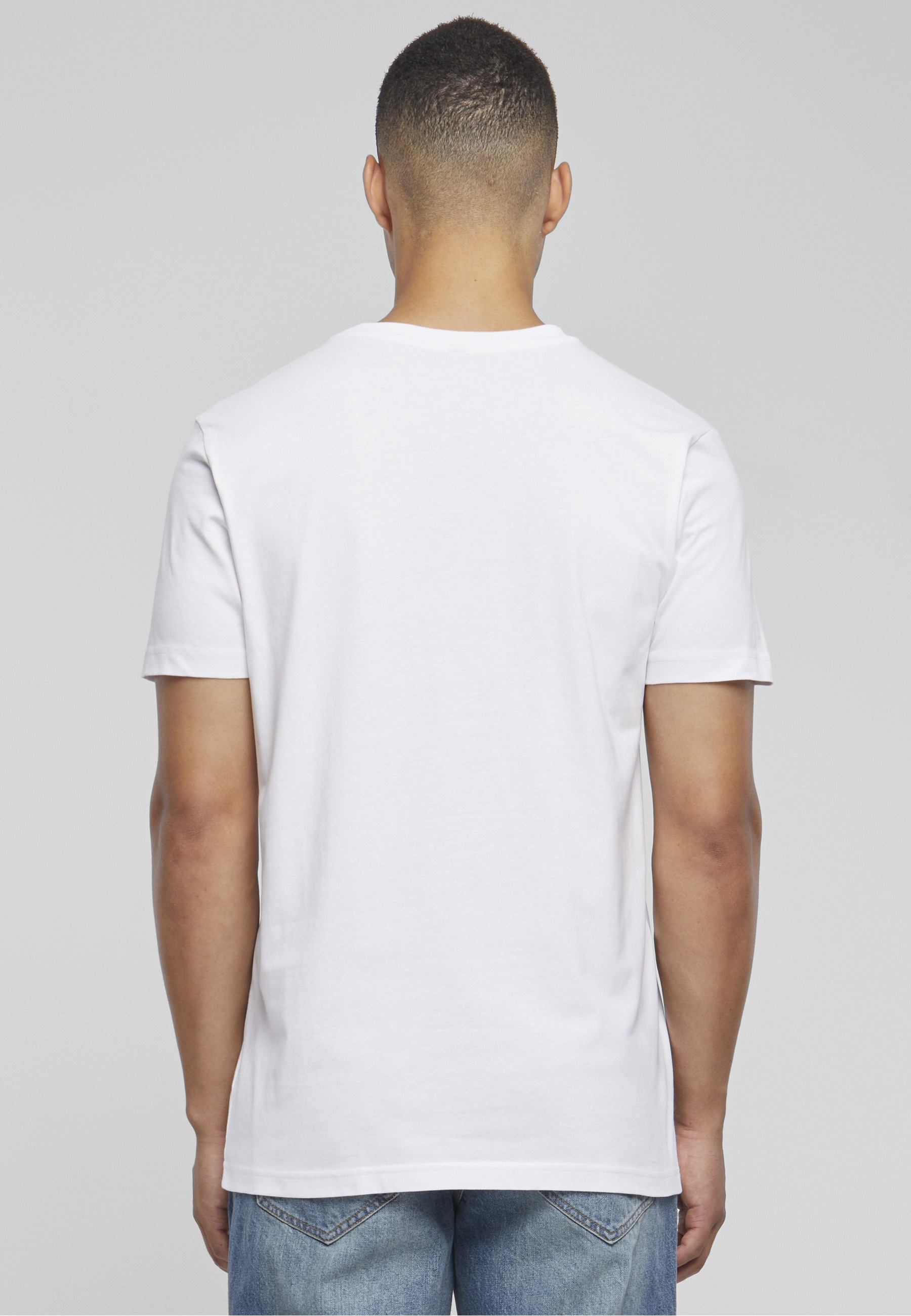 Thumbnail - MisterTee T-Shirt "MisterTee Herren Peace Wording EMB Tee" 1 Stk.