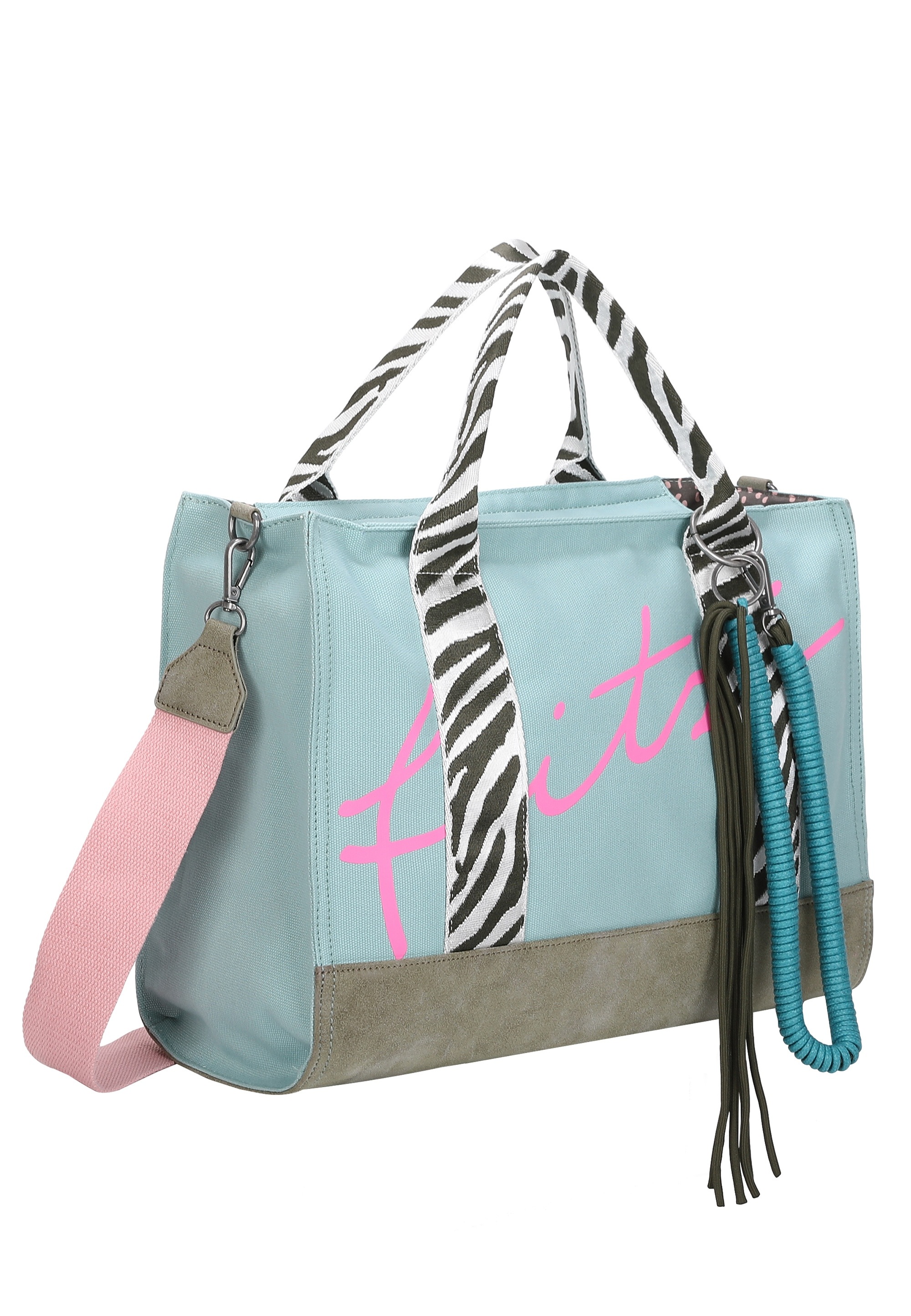 Fritzi aus Preußen Henkeltasche »Summer Zebra Safari«, mit abnehmbarer Kordel