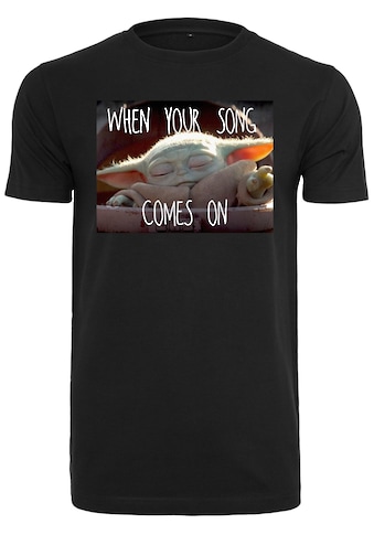 T-Shirt »Herren Baby Yoda Song Tee«, (1 tlg.)