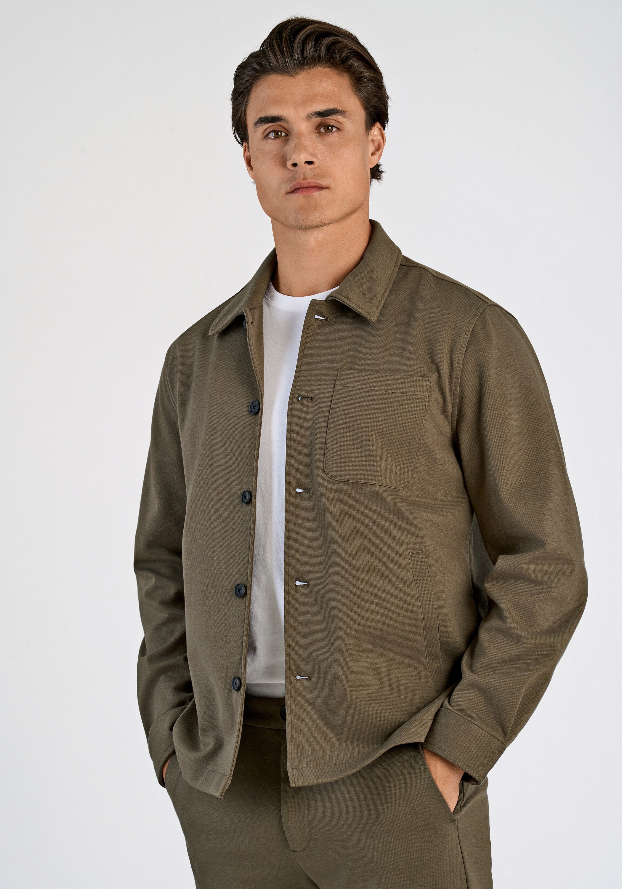 LINDBERGH Hemdjacke "Lindbergh Hemdjacke, Oberhemd" günstig online kaufen