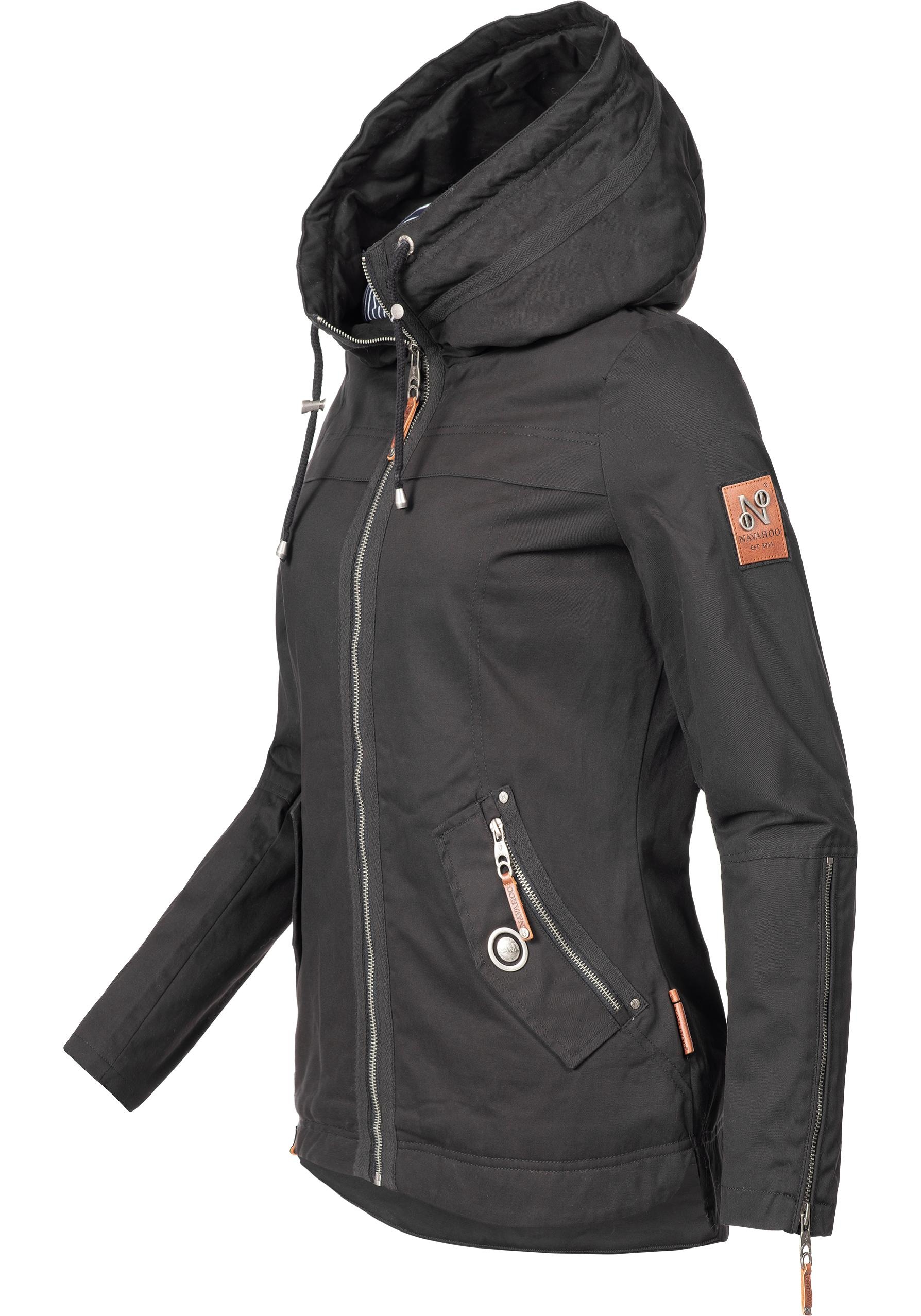 Navahoo Outdoorjacke "Wekoo", mit Kapuze, moderner Damen Übergangsparka aus günstig online kaufen
