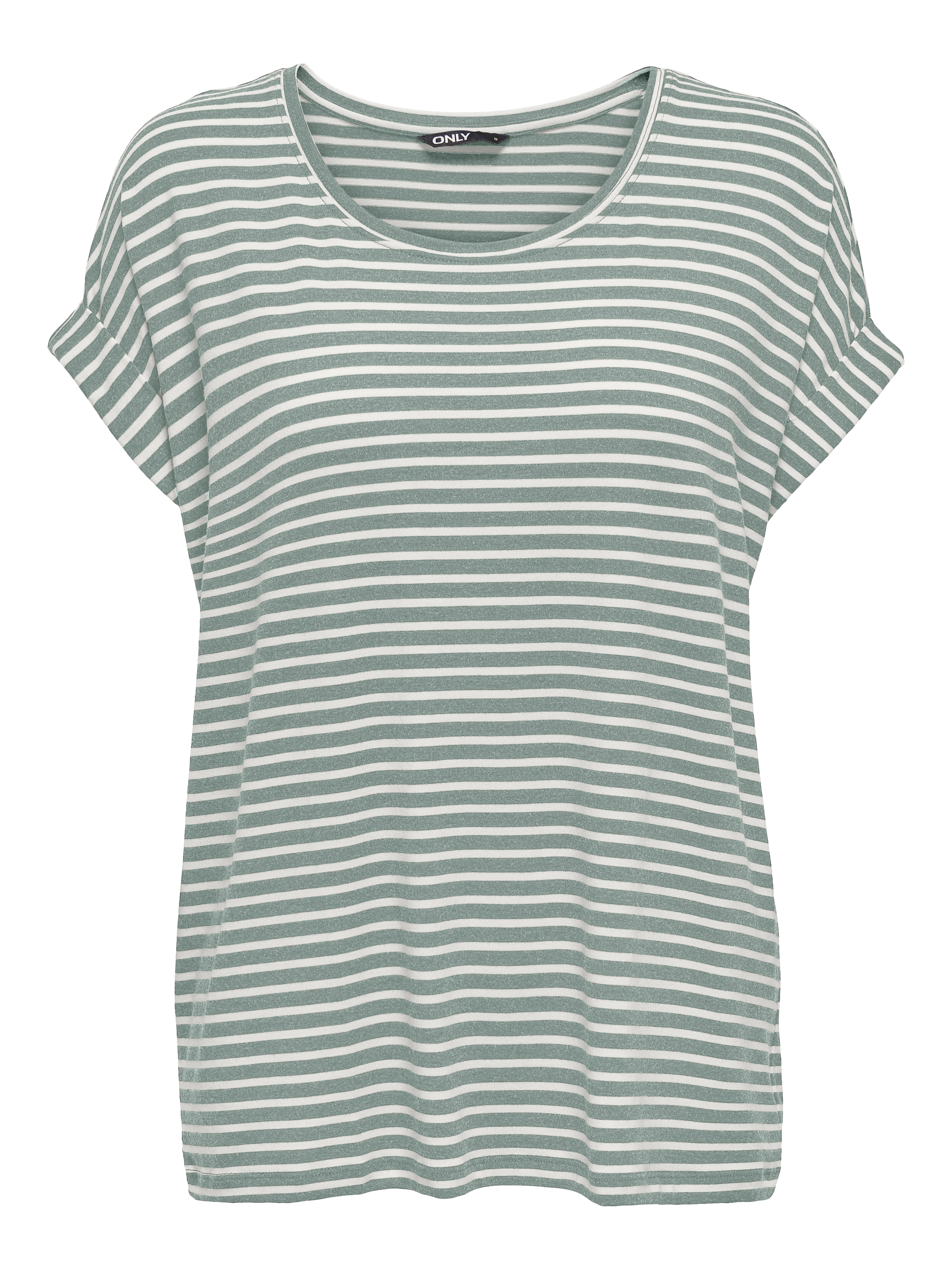 ONLY CARMAKOMA Kurzarmshirt "CARMOSTER STRIPE S/S O-NECK TOP JRS NOOS" günstig online kaufen