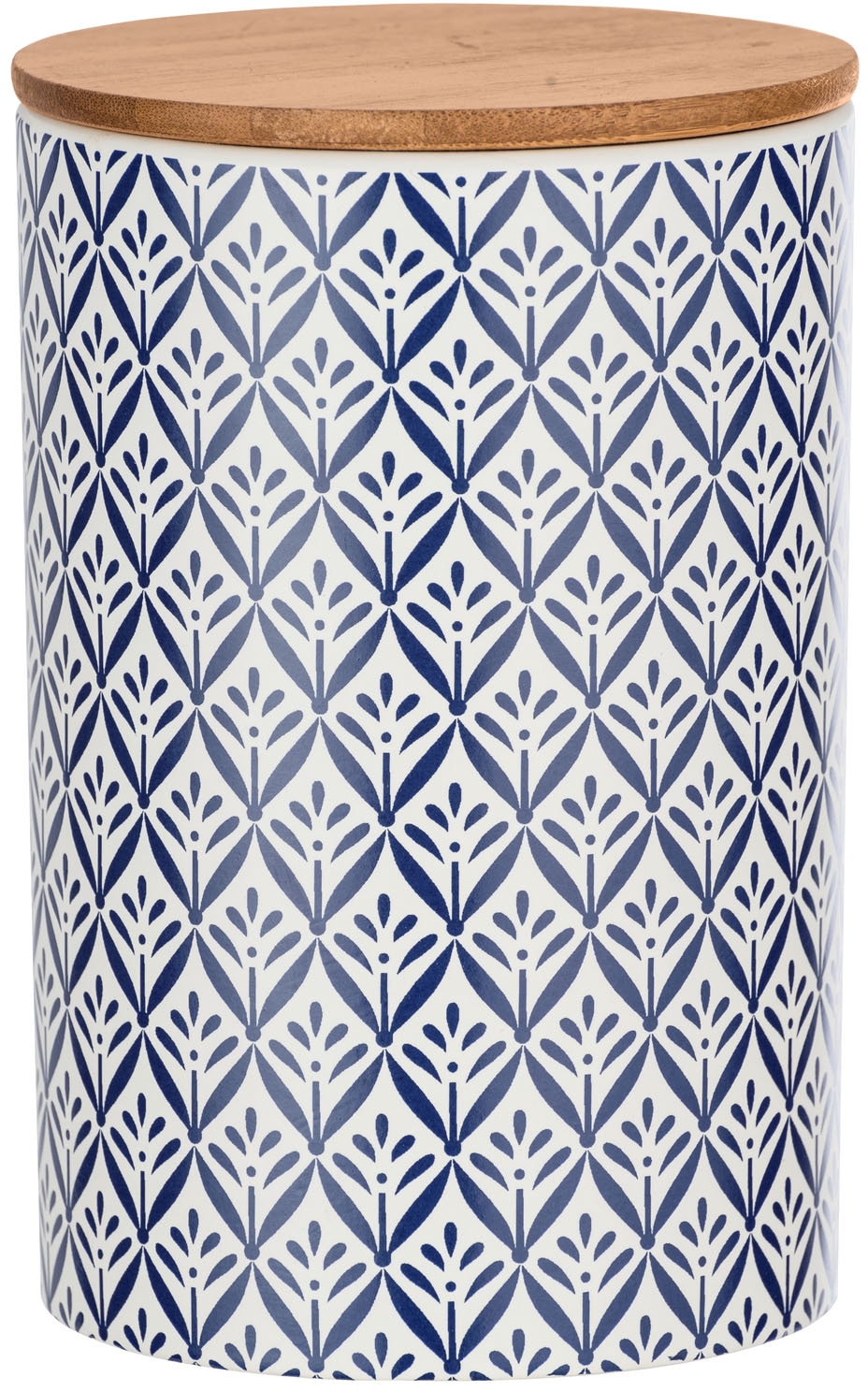 WENKO Vorratsdose »Lorca«, (1 tlg.), 1,45 l, im mediterranen Ornamenten-Muster in Blau-Weiß