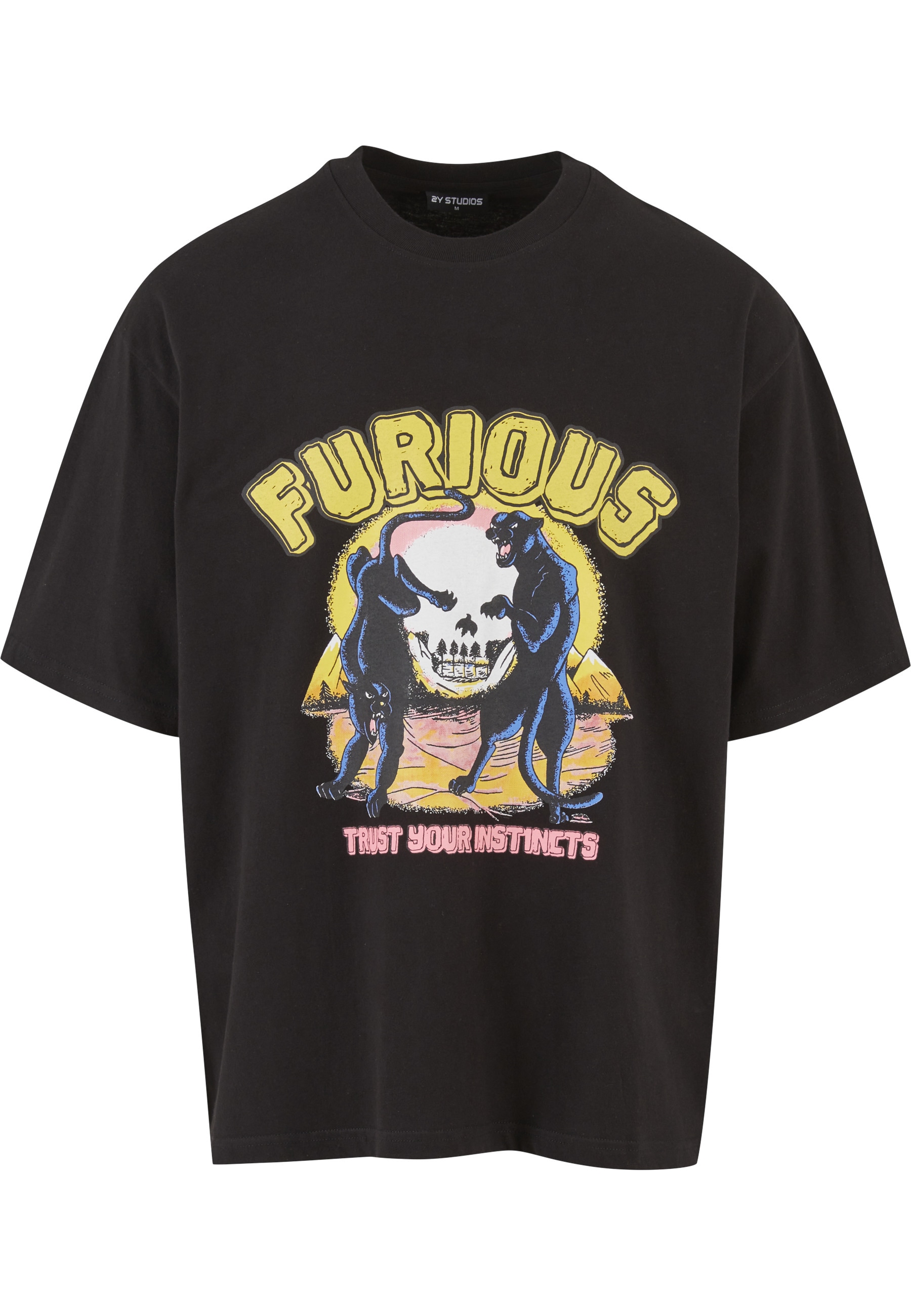 2Y Studios T-Shirt "2Y Studios Herren 2Y Furious Oversize Tee" 1 Stk.