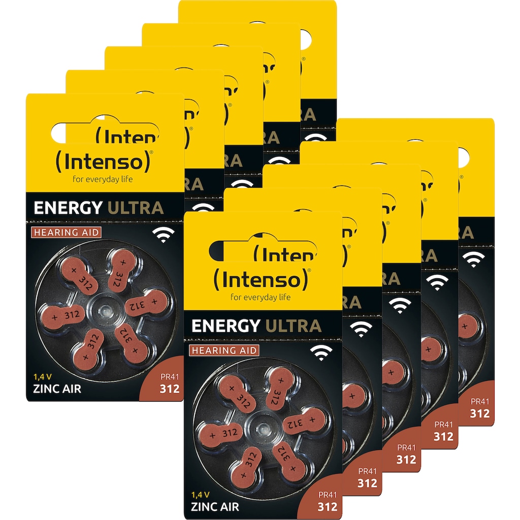 Intenso Knopfzelle »60er Pack PR41«, (60 St.)