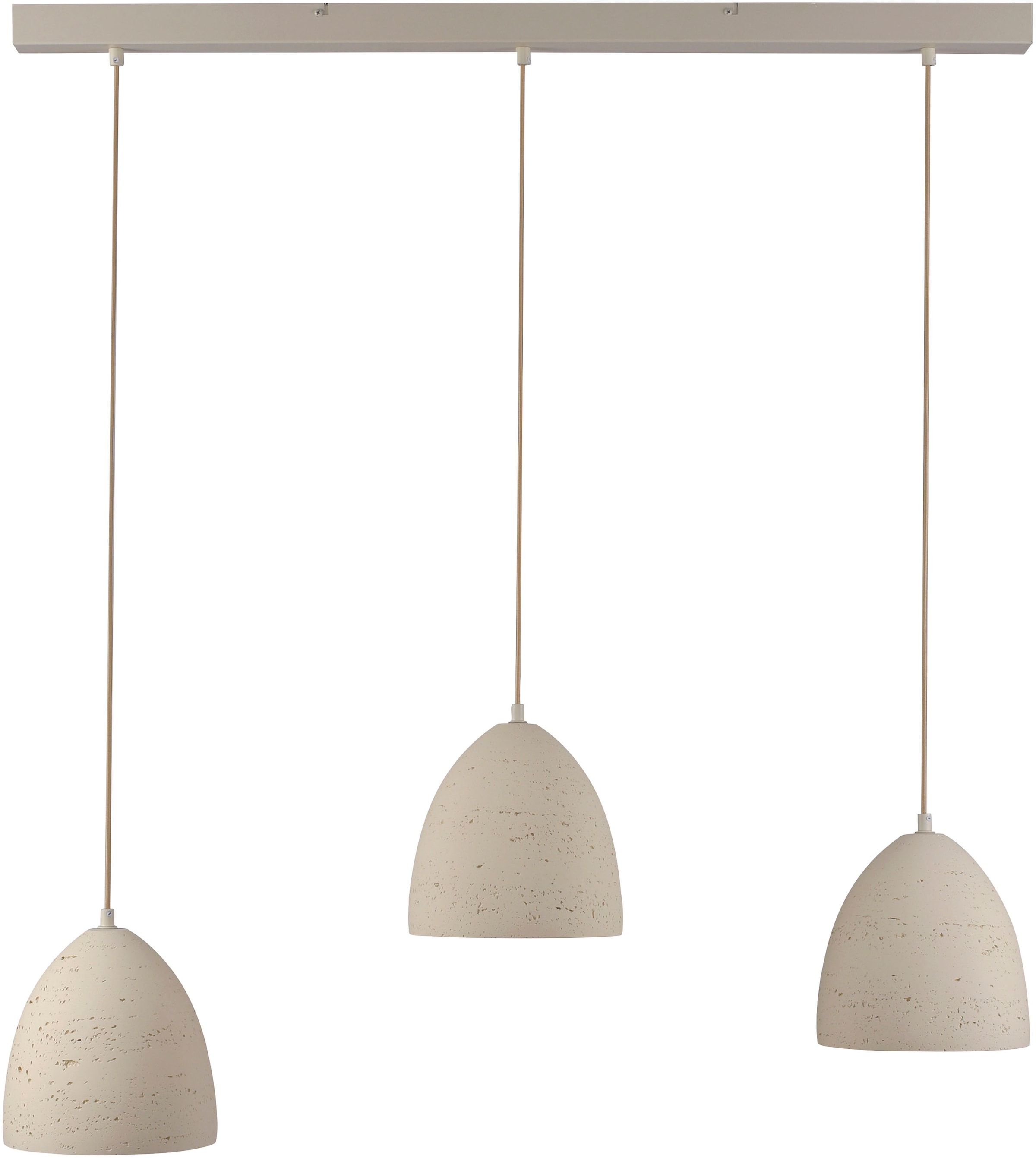 SCHÖNER WOHNEN-Kollektion LED Pendelleuchte »TRAVENTA« E27 1 Stk. SCHÖNER WOHNEN Kollektion, Travertinoptik, Downlight