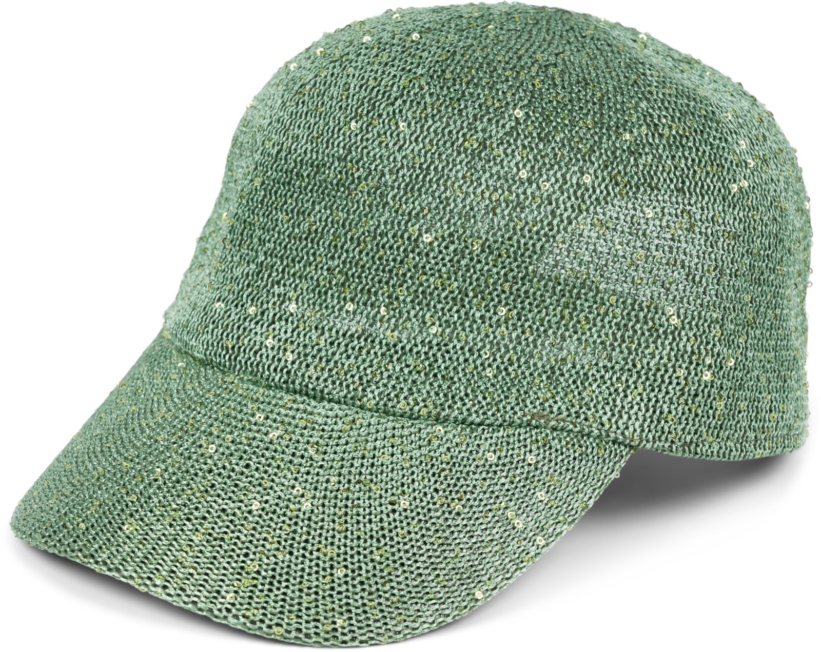 styleBREAKER "Gewebtes Baseball Cap Pailletten" 1 Stk.