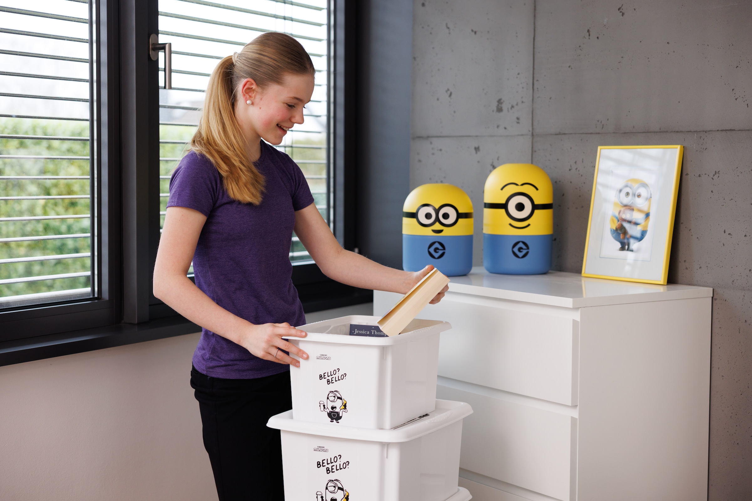 keeeper Aufbewahrungsbox »Bob "minions" Aufbewahrungsdose 6L« keeeper mit Design aus "Ich einfach unverbesserlich"