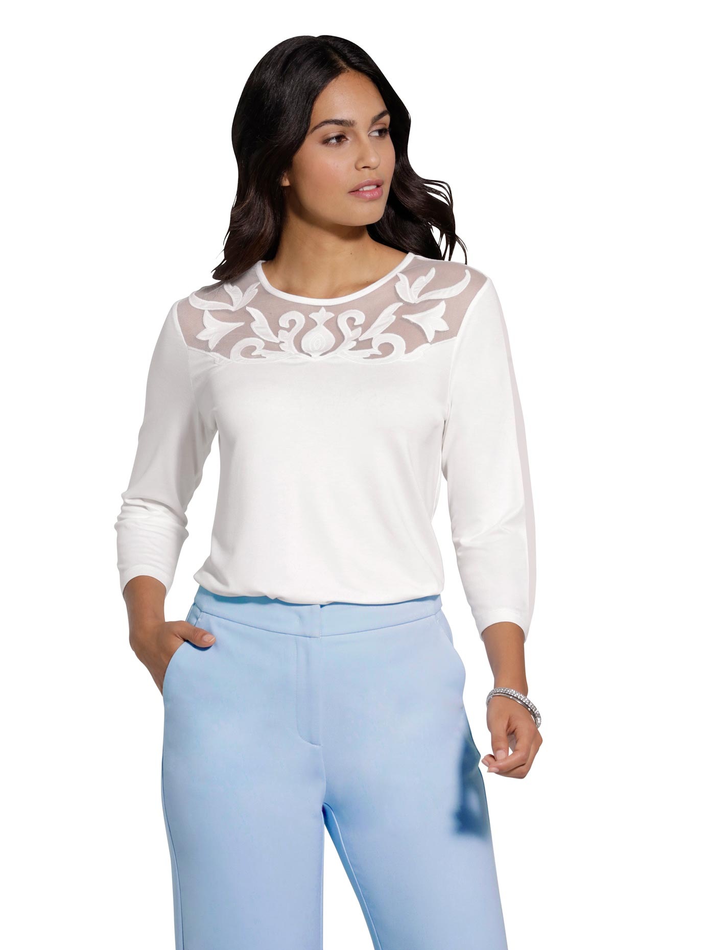 Lady 3/4-Arm-Shirt »Shirt« (1 tlg.)