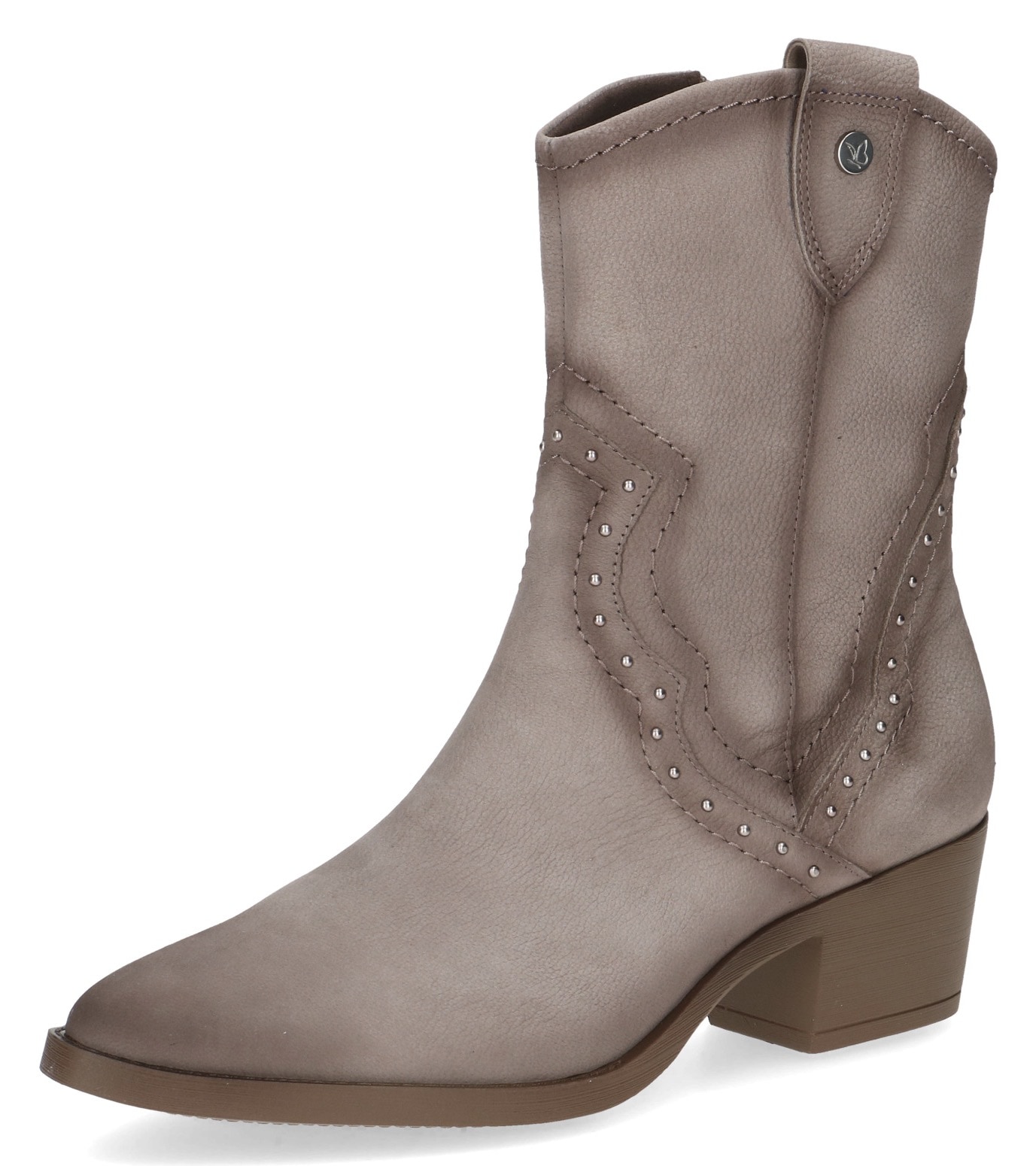 Caprice Cowboy Stiefelette, Blockabsatz, Westernstiefelettte, Westernboots mit Nieten verziert