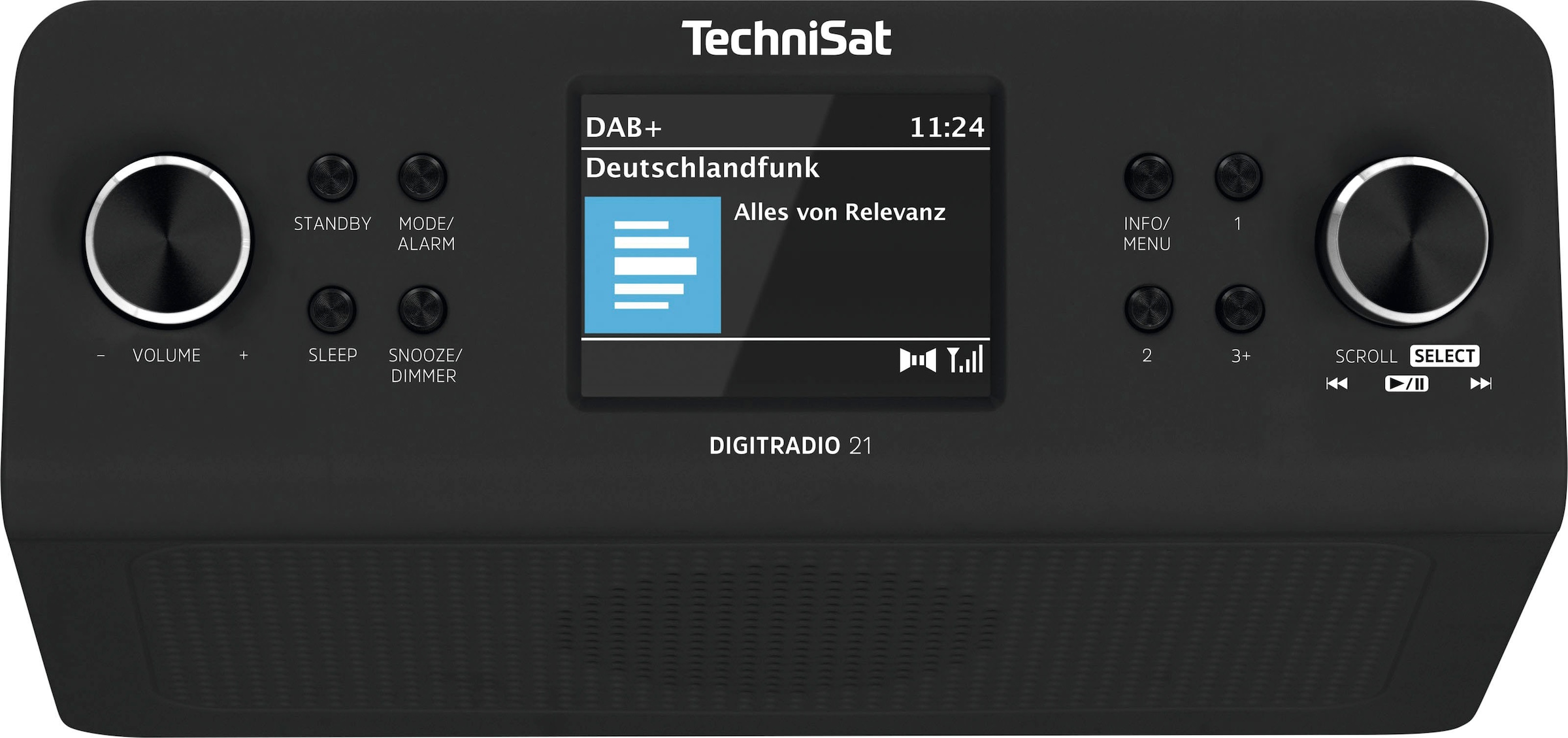 TechniSat Küchen-Radio »DIGITRADIO 21«, (A2DP Bluetooth-AVRCP Bluetooth  Digitalradio (DAB+)-UKW mit RDS 2 W), Unterbau-Radio,Küchen-Radio | BAUR